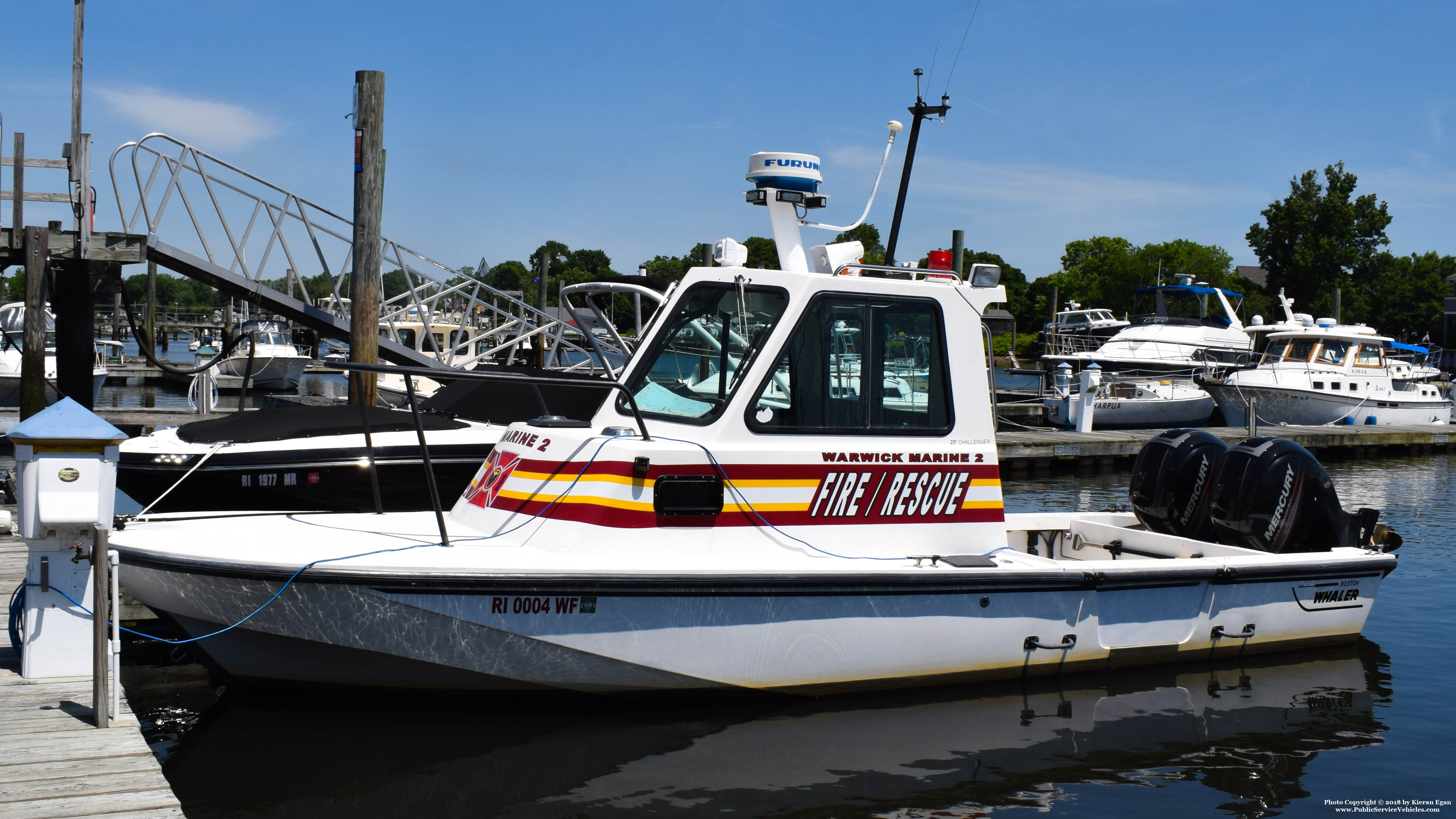 A photo  of Warwick Fire
            Marine 2, a 2009 Boston Whaler             taken by Kieran Egan