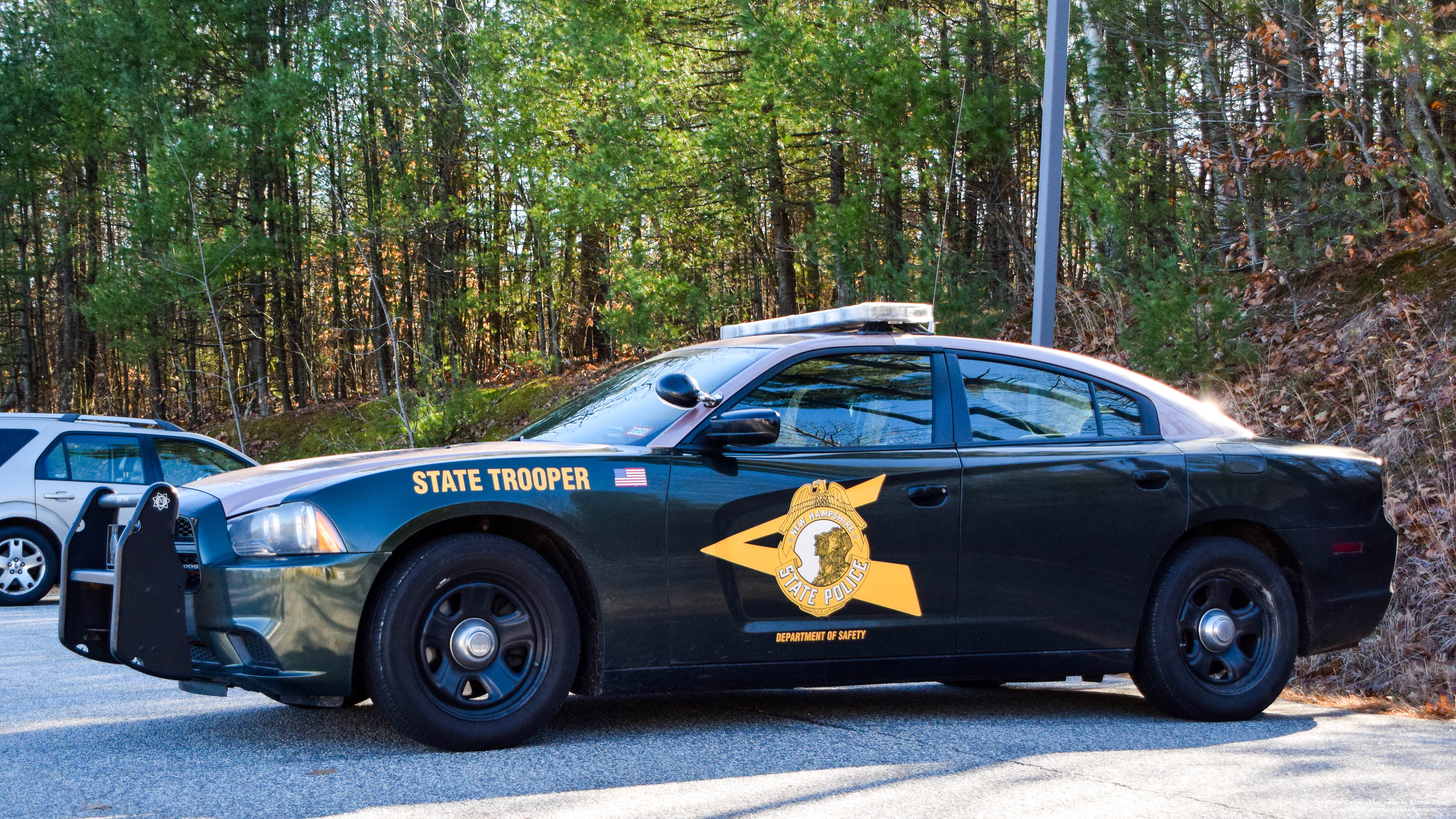 A photo  of New Hampshire State Police
            Cruiser 491, a 2011-2014 Dodge Charger             taken by Kieran Egan