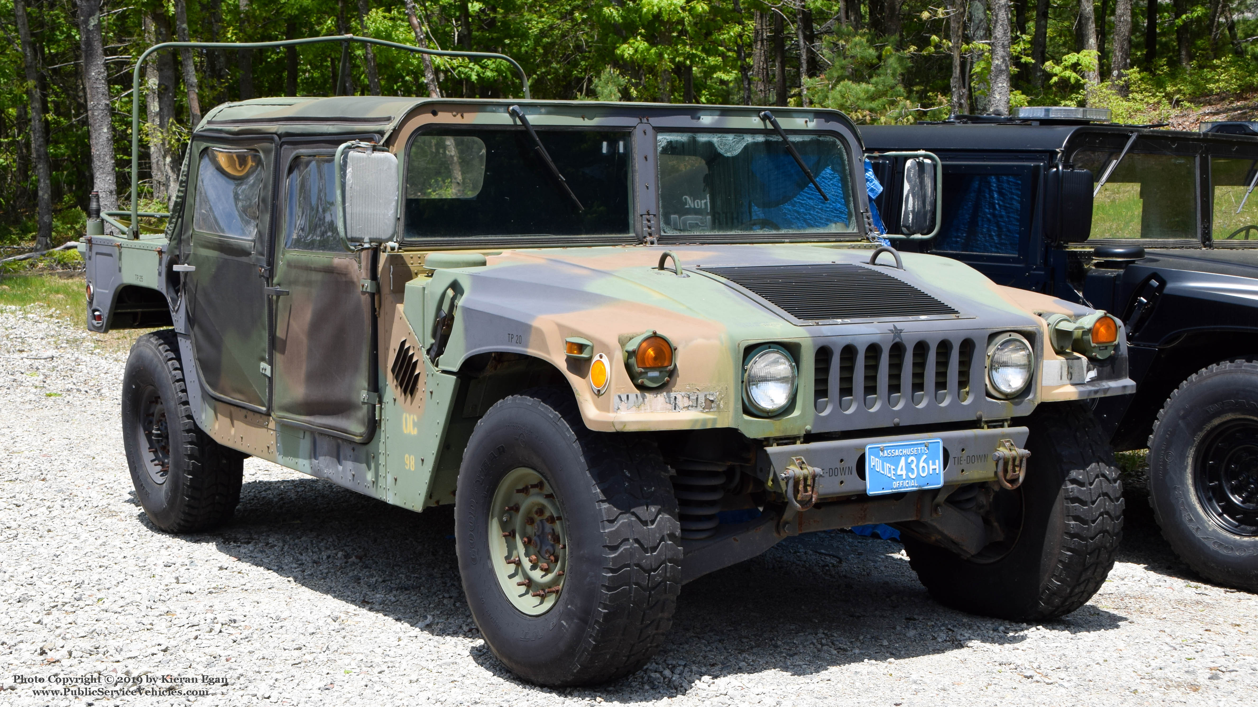 A photo  of Norfolk Police
            Humvee, a 1992 AM General Humvee             taken by Kieran Egan