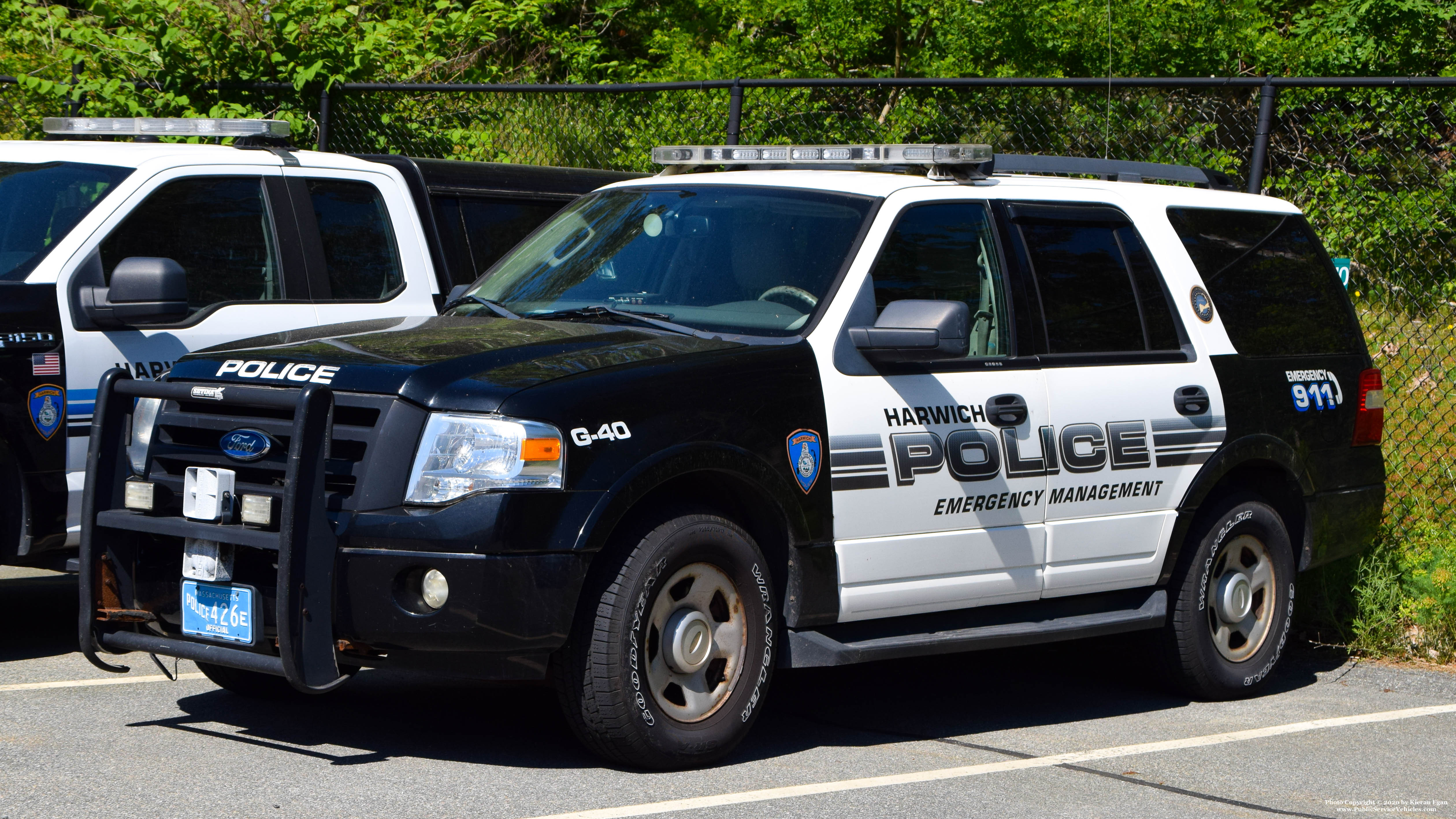 A photo  of Harwich Police
            Cruiser G-40, a 2007-2014 Ford Expedition             taken by Kieran Egan