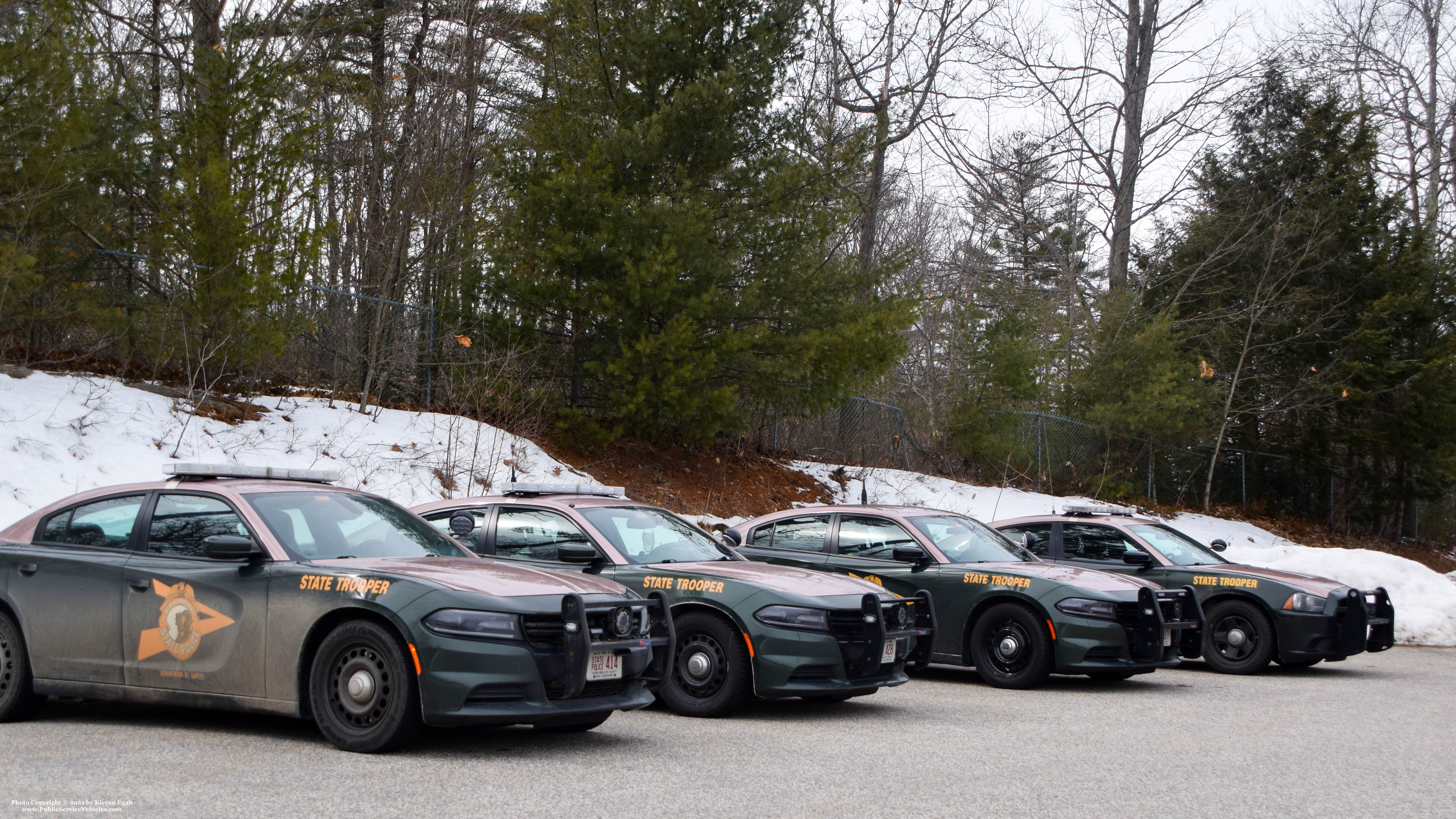 A photo of New Hampshire State Police
Cruiser 428, a 2015-2019 Dodge Charger taken by Kieran Egan