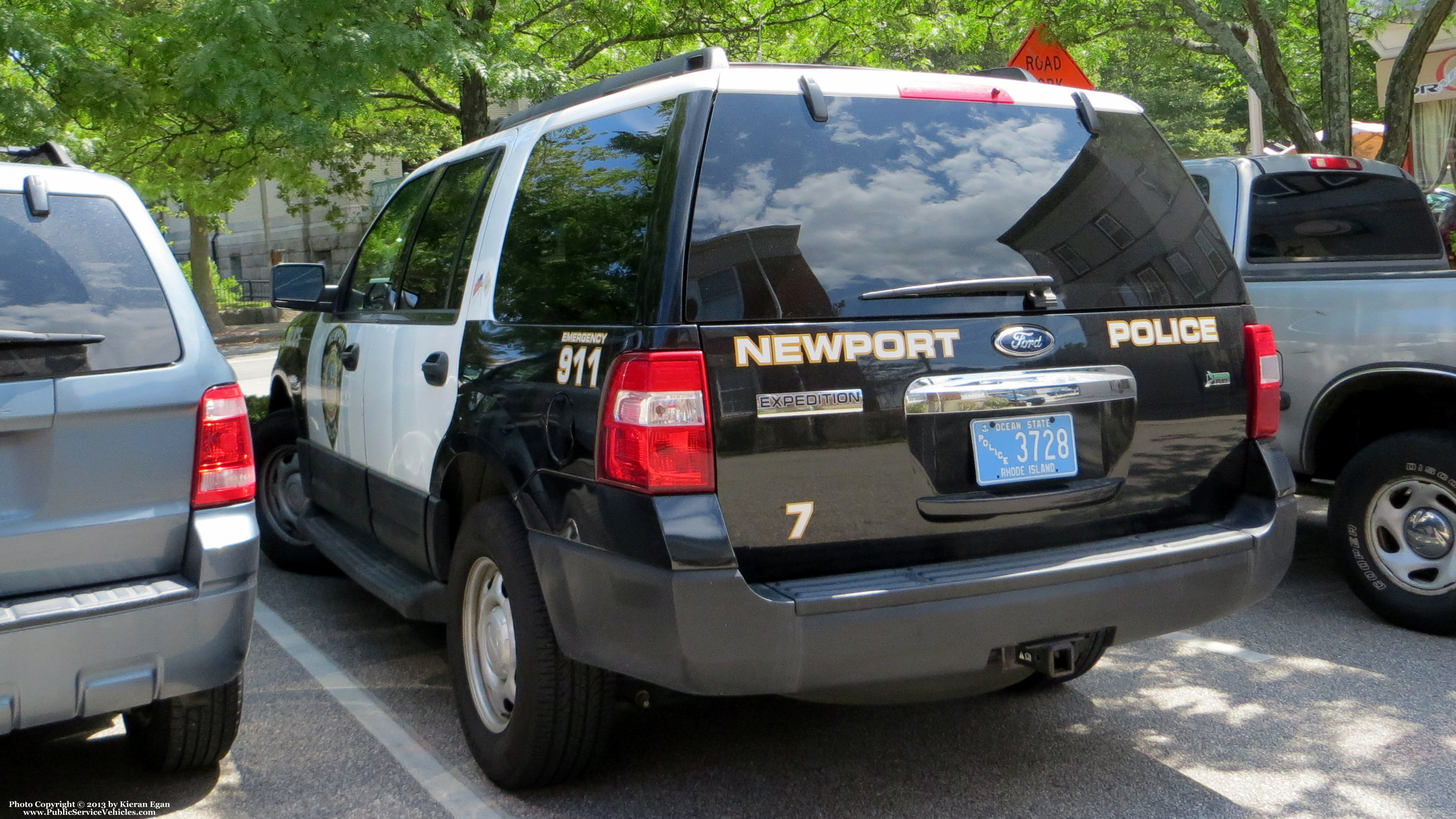 A photo  of Newport Police
            Car 7, a 2011 Ford Expedition             taken by Kieran Egan