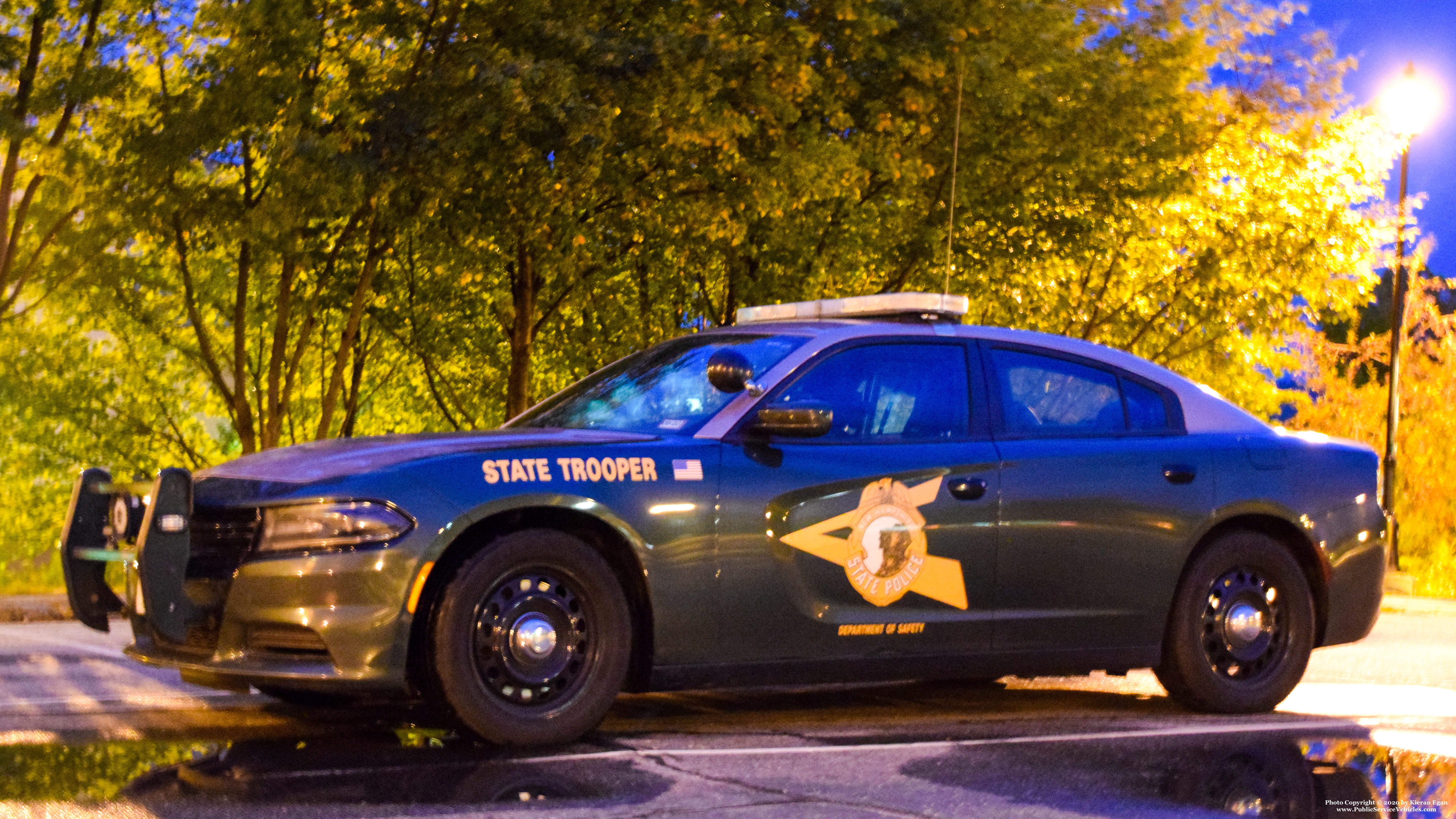 A photo  of New Hampshire State Police
            Cruiser 815, a 2015-2019 Dodge Charger             taken by Kieran Egan