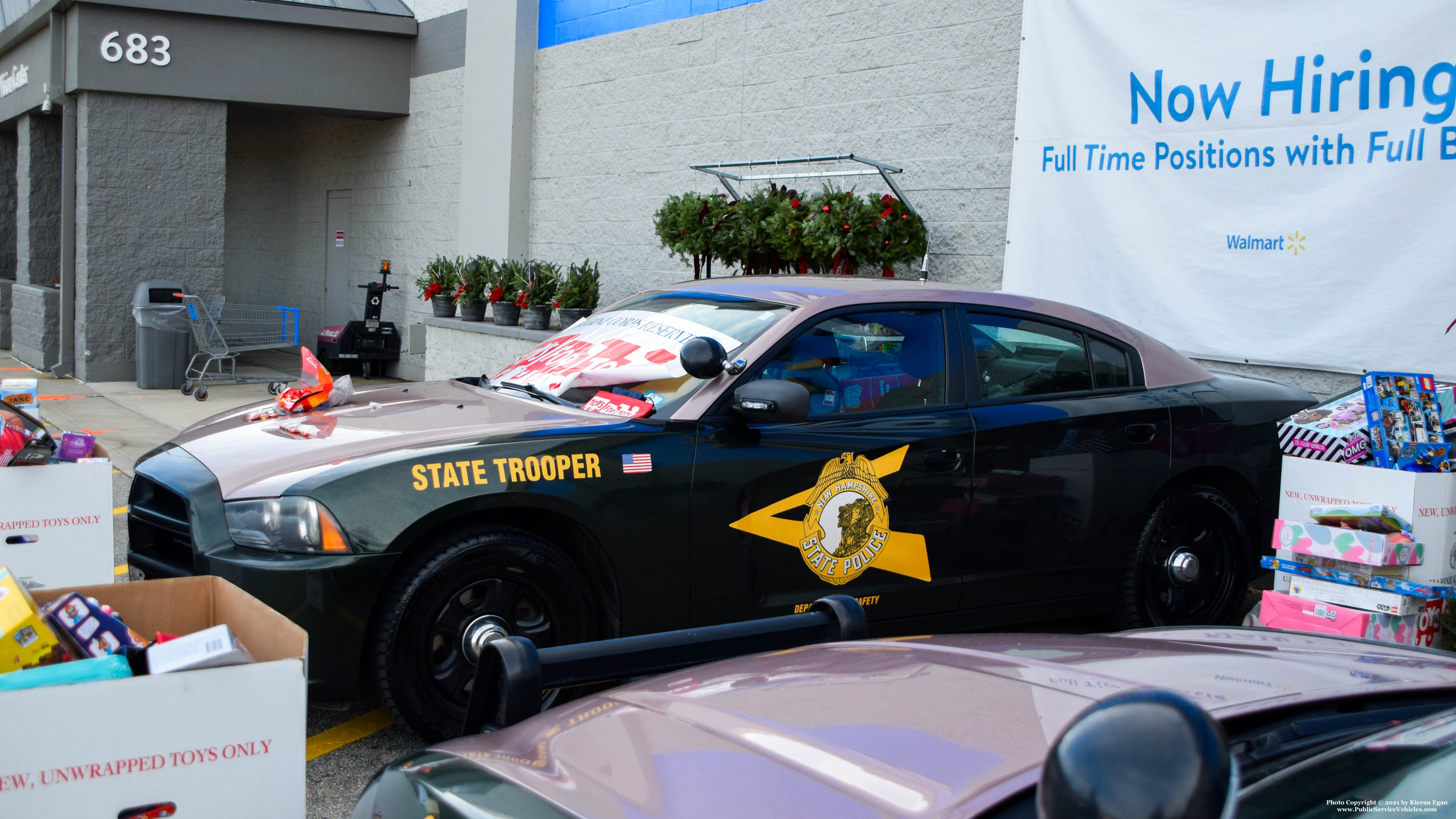 A photo  of New Hampshire State Police
            Cruiser 924, a 2011-2013 Dodge Charger             taken by Kieran Egan