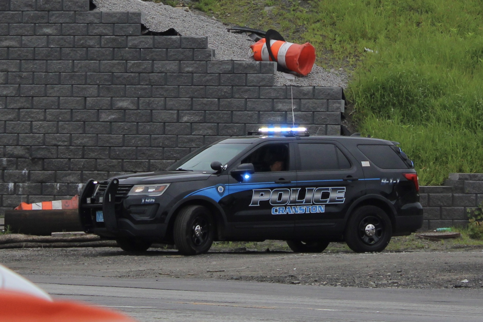 A photo  of Cranston Police
            Cruiser 196, a 2016-2017 Ford Police Interceptor Utility             taken by @riemergencyvehicles