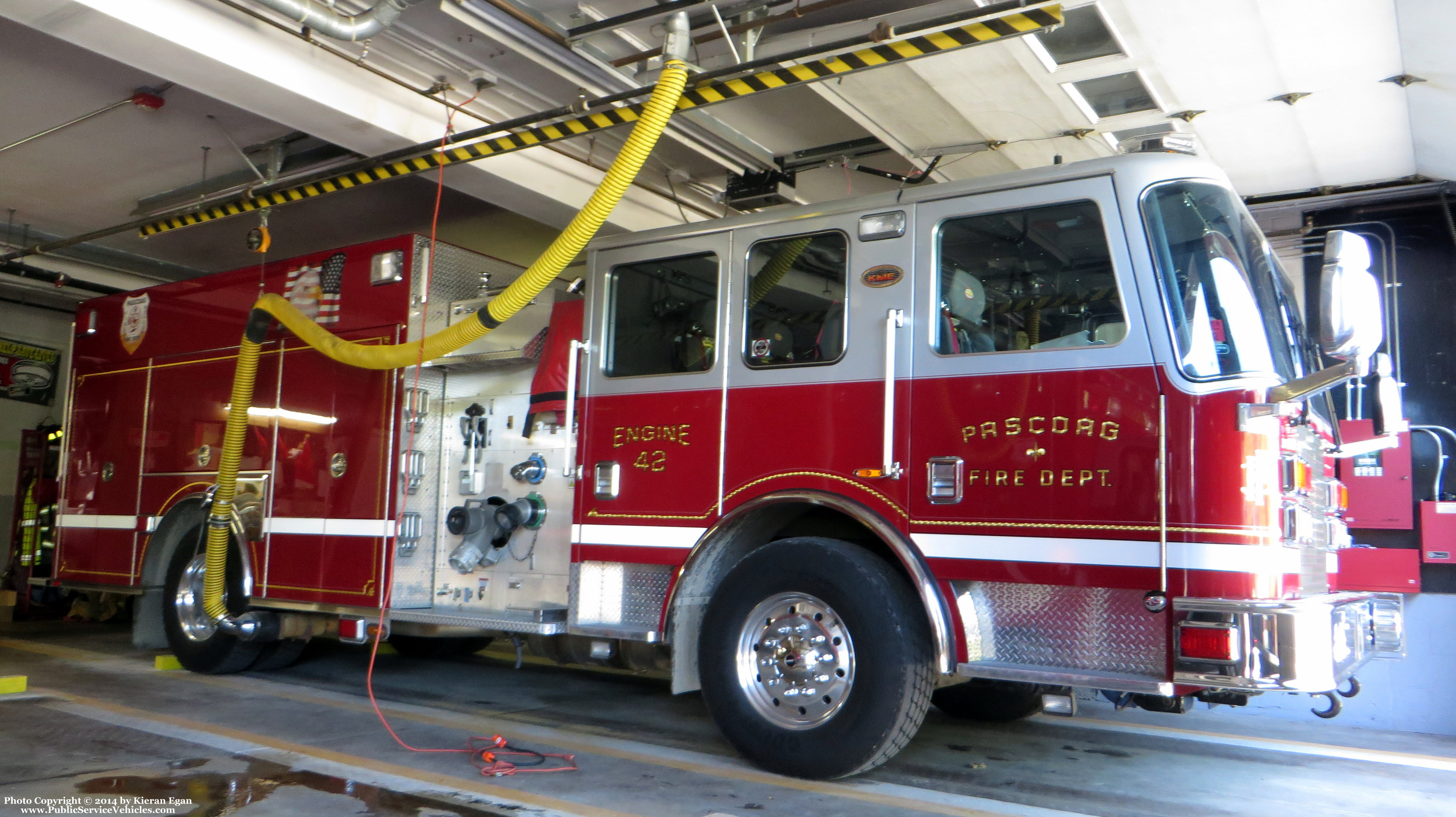 A photo  of Pascoag Fire
            Engine 42, a 2011 KME Severe Service             taken by Kieran Egan