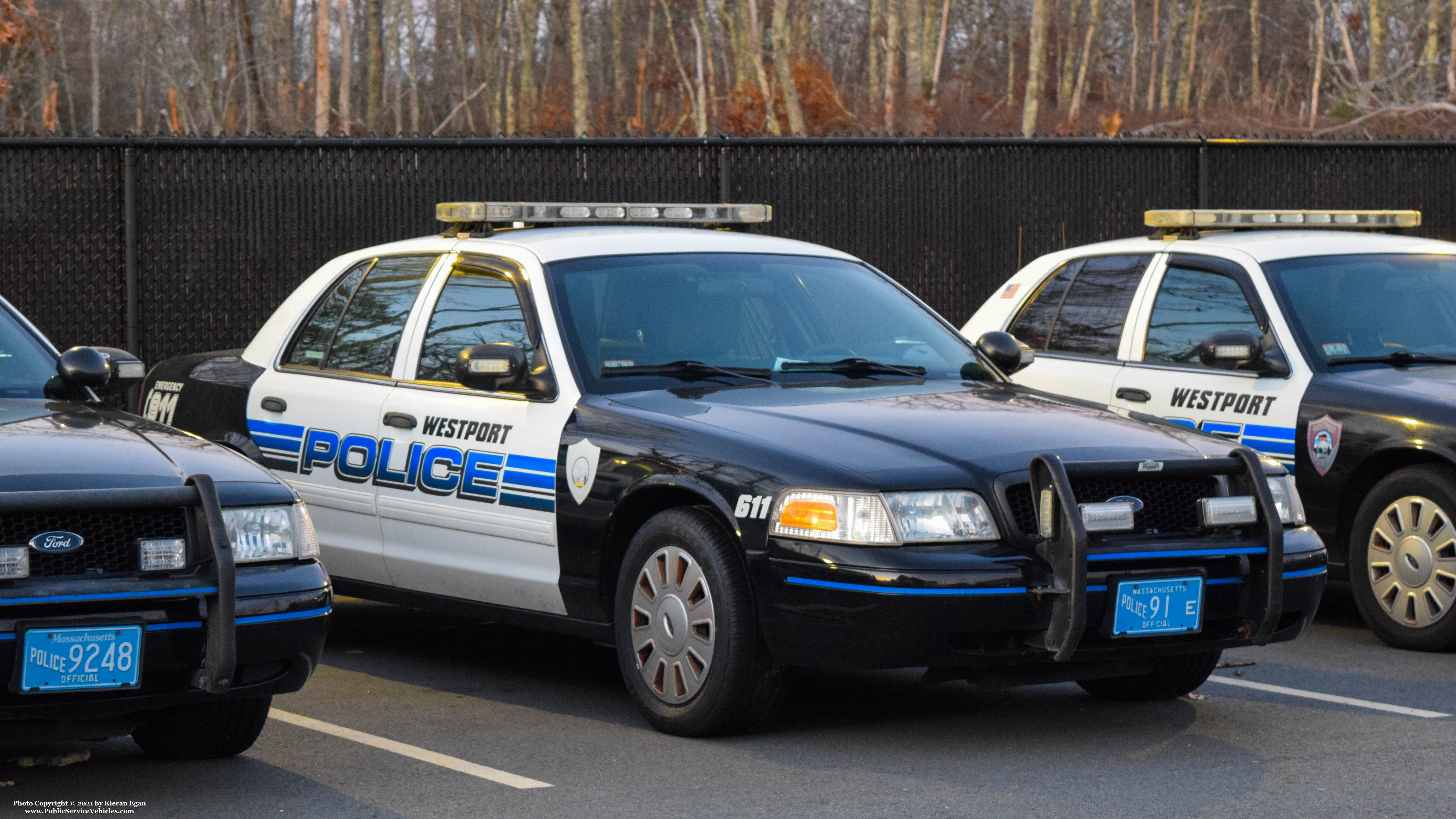 A photo  of Westport Police
            Cruiser 611, a 2011 Ford Crown Victoria Police Interceptor             taken by Kieran Egan