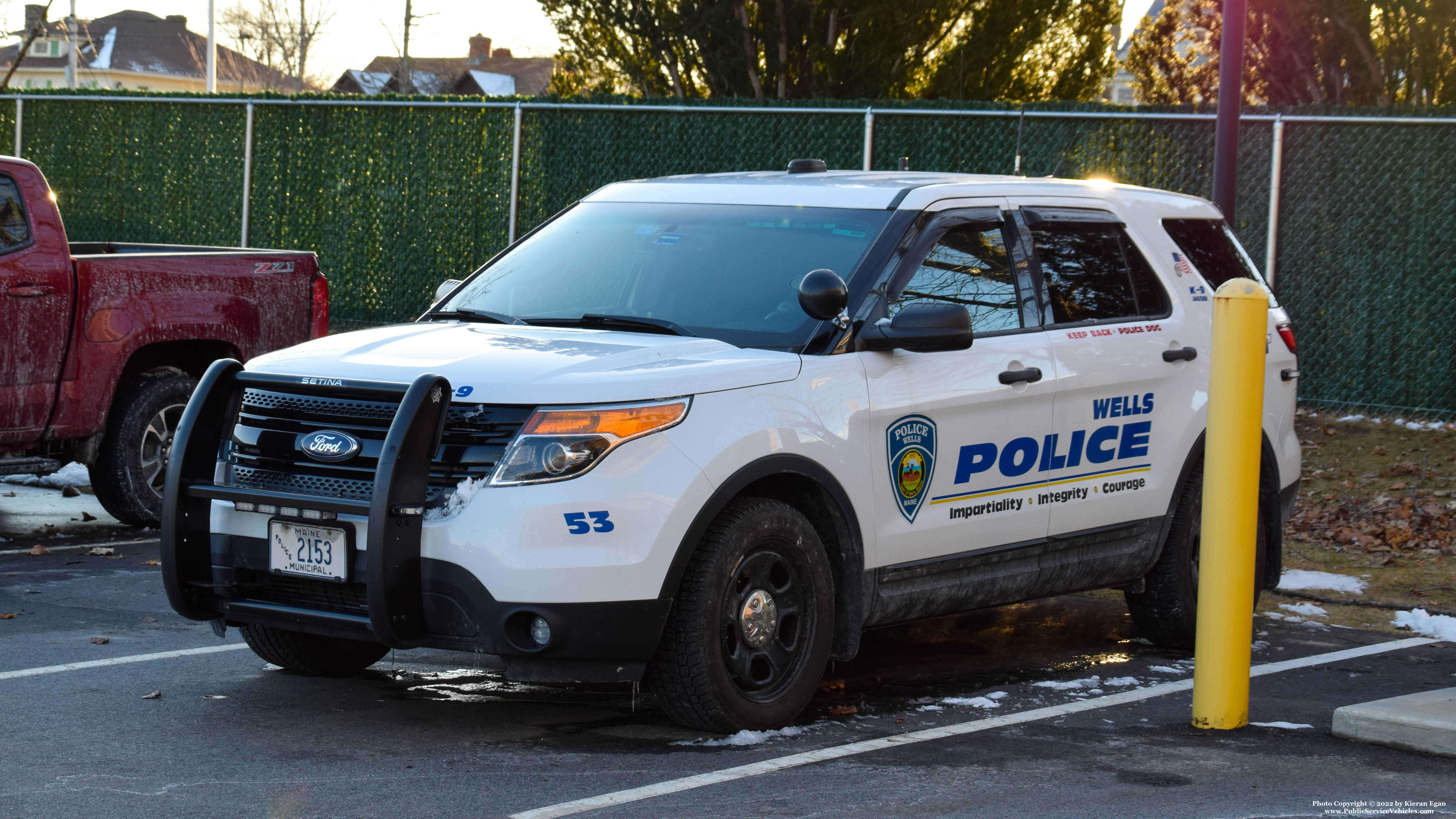A photo  of Wells Police
            Car 53, a 2013-2015 Ford Police Interceptor Utility             taken by Kieran Egan