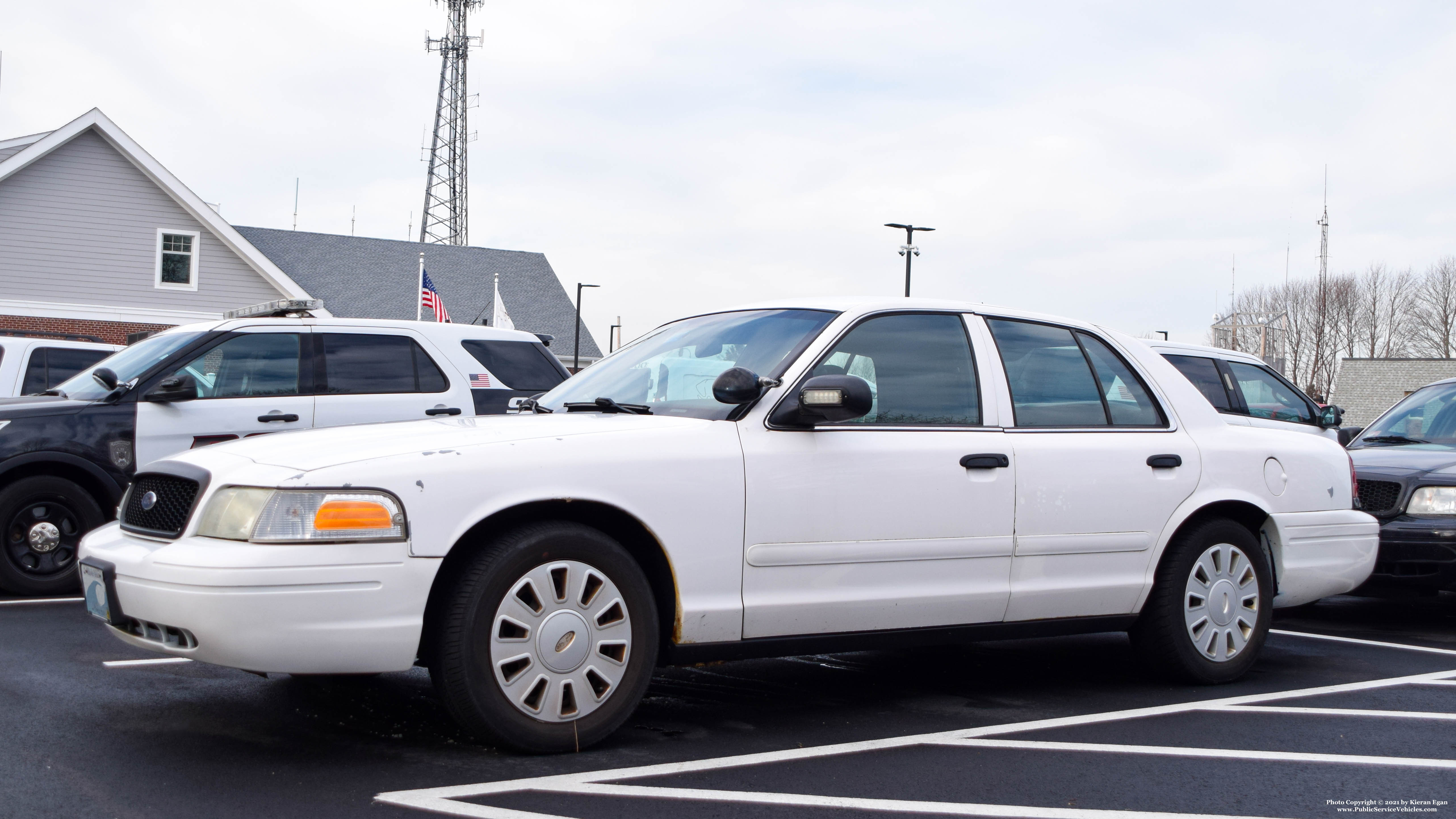 A photo  of Portsmouth Police
            Cruiser 214, a 2007 Ford Crown Victoria Police Interceptor             taken by Kieran Egan