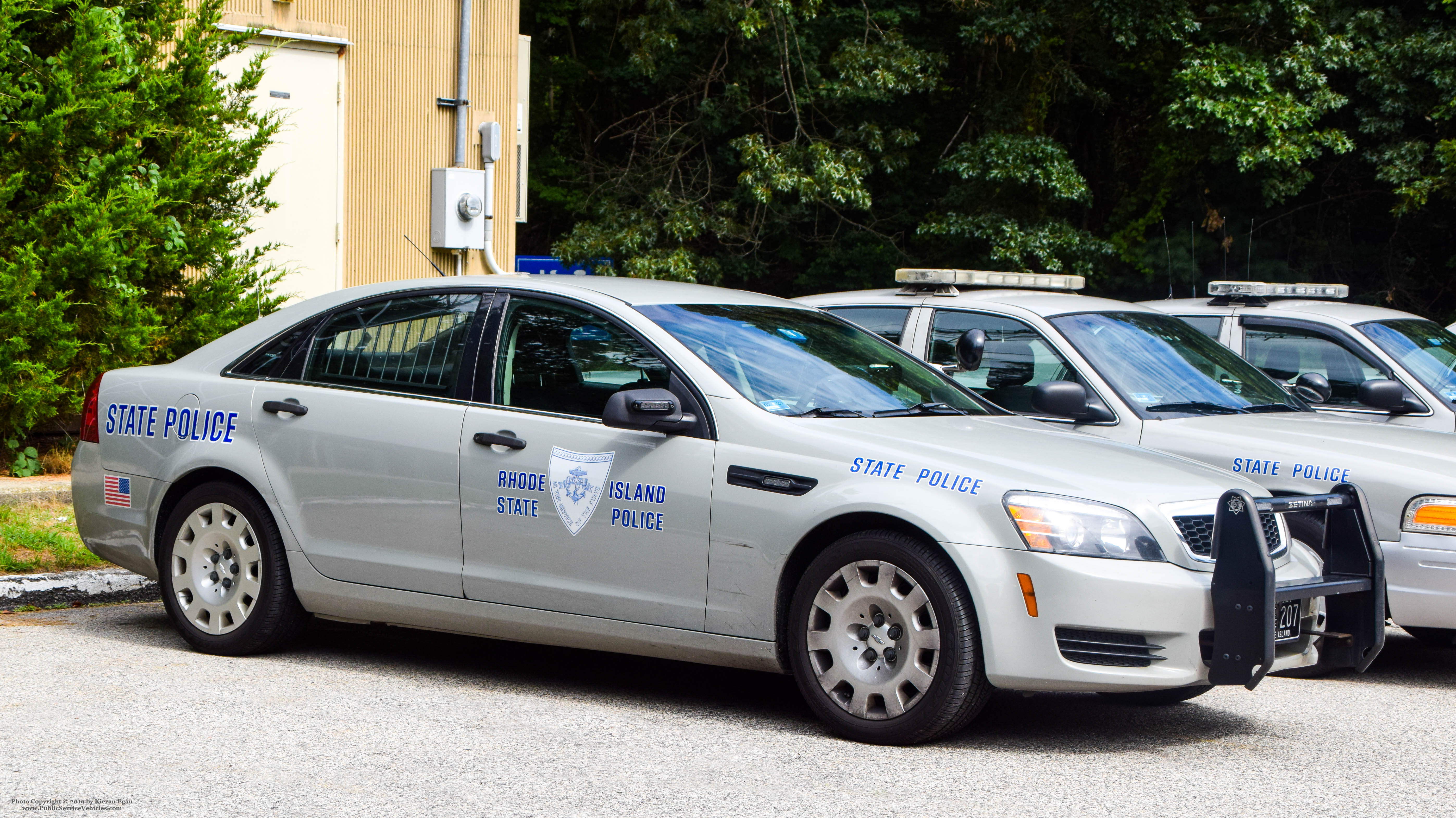 A photo  of Rhode Island State Police
            Cruiser 207, a 2013 Chevrolet Caprice             taken by Kieran Egan