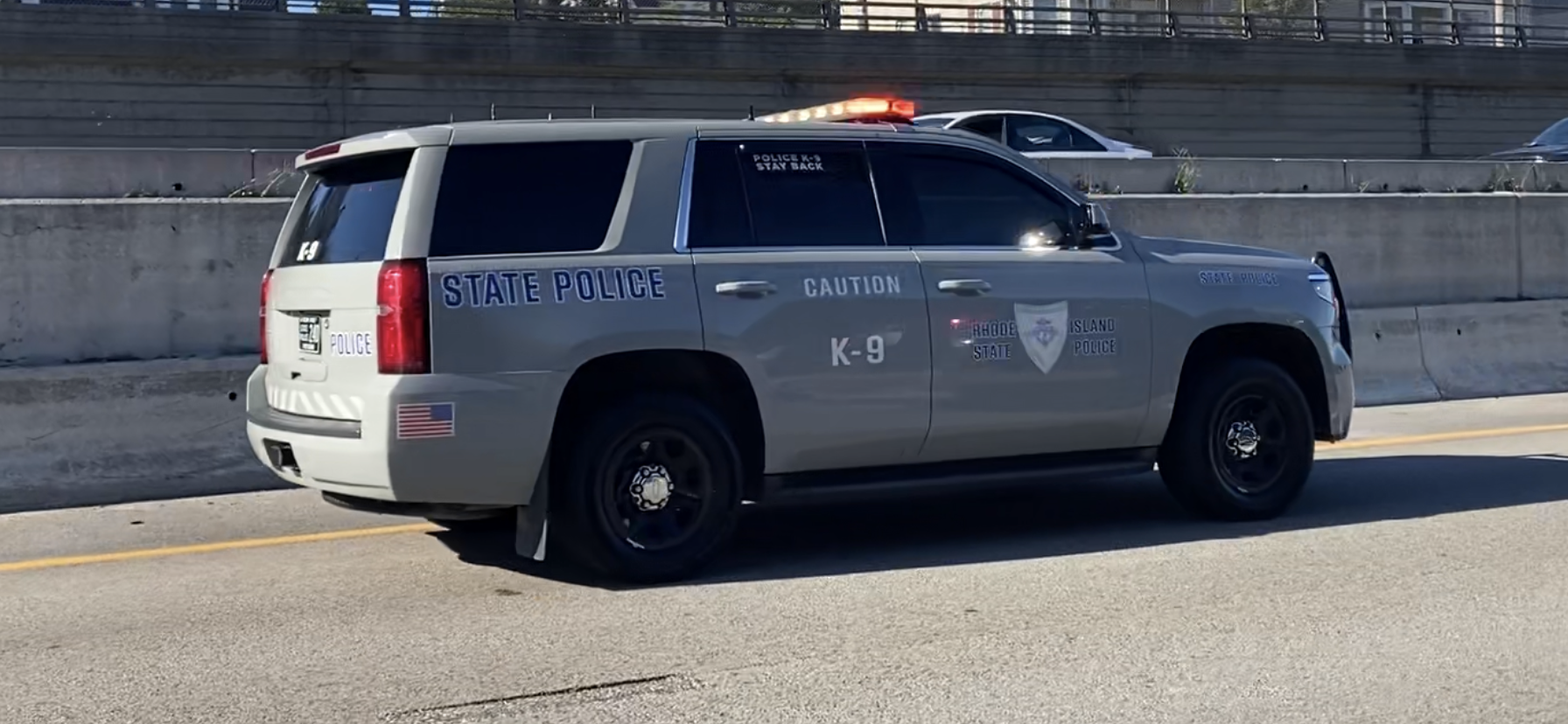 A photo  of Rhode Island State Police
            Cruiser 240, a 2015 Chevrolet Tahoe             taken by @riemergencyvehicles