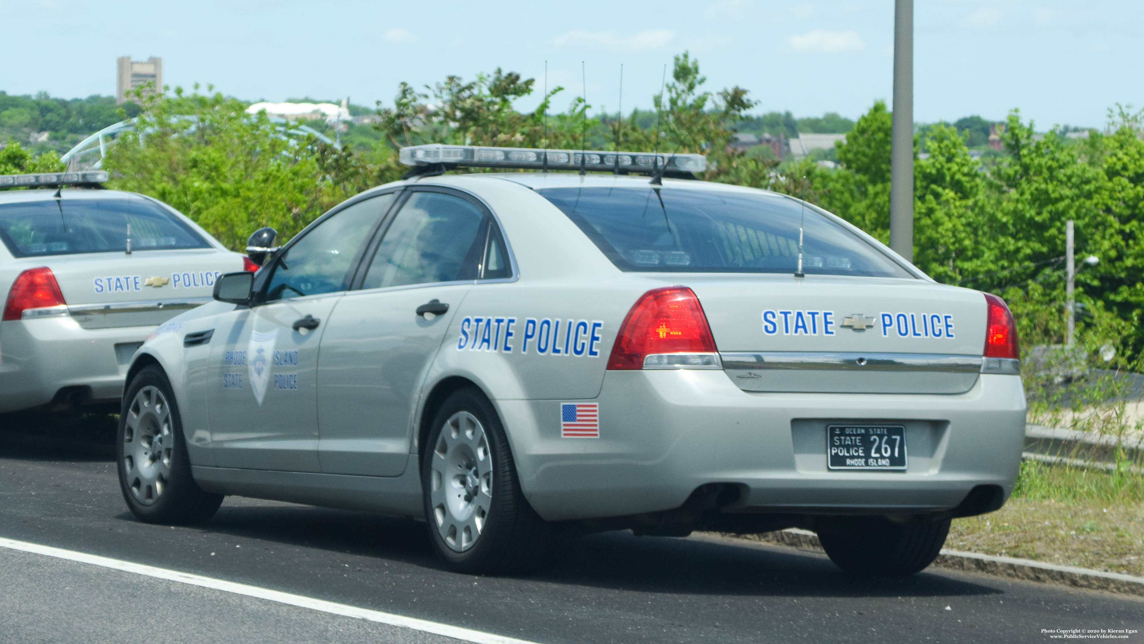 A photo  of Rhode Island State Police
            Cruiser 267, a 2013 Chevrolet Caprice             taken by Kieran Egan