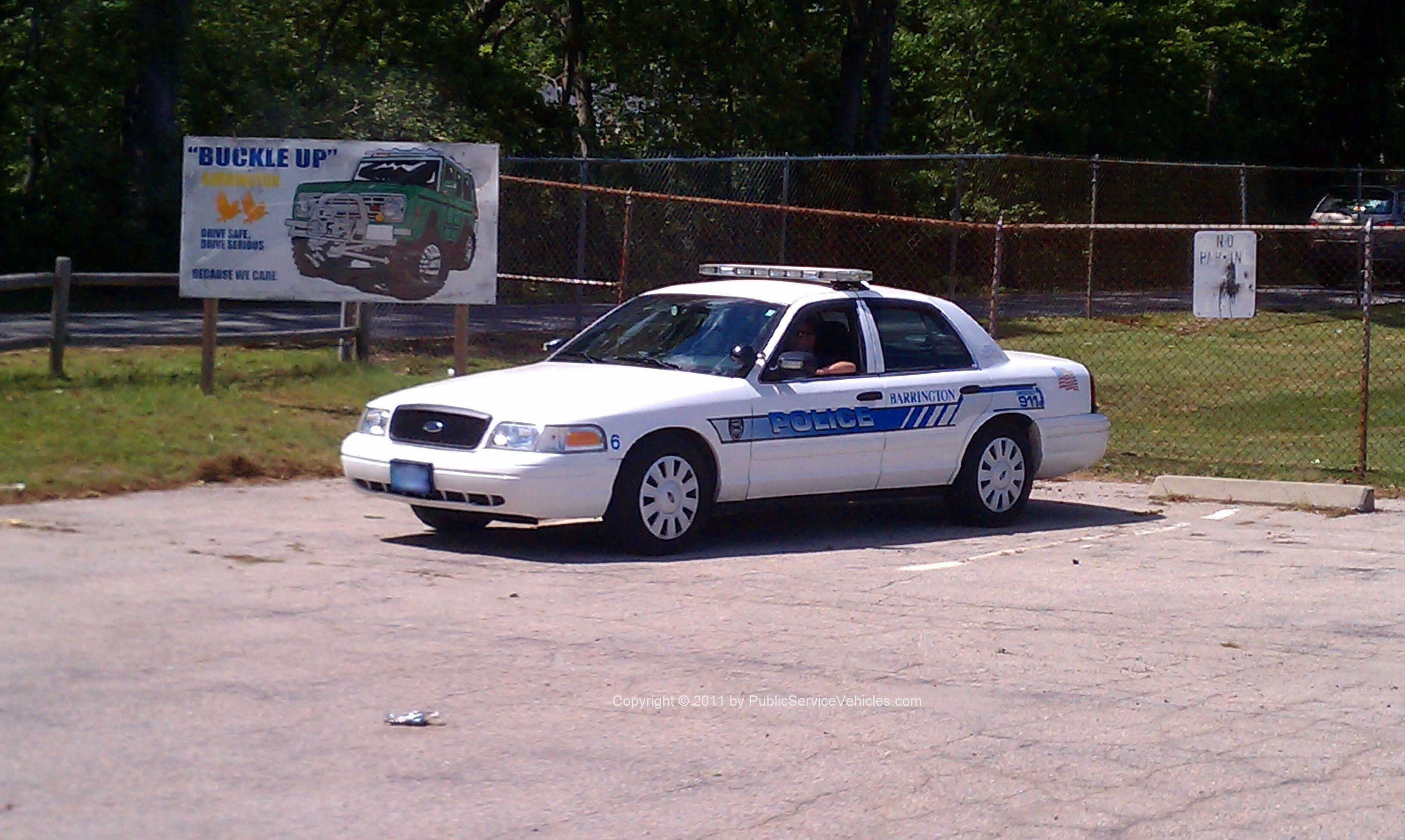 A photo  of Barrington Police
            Car 6, a 2008 Ford Crown Victoria Police Interceptor             taken by Kieran Egan