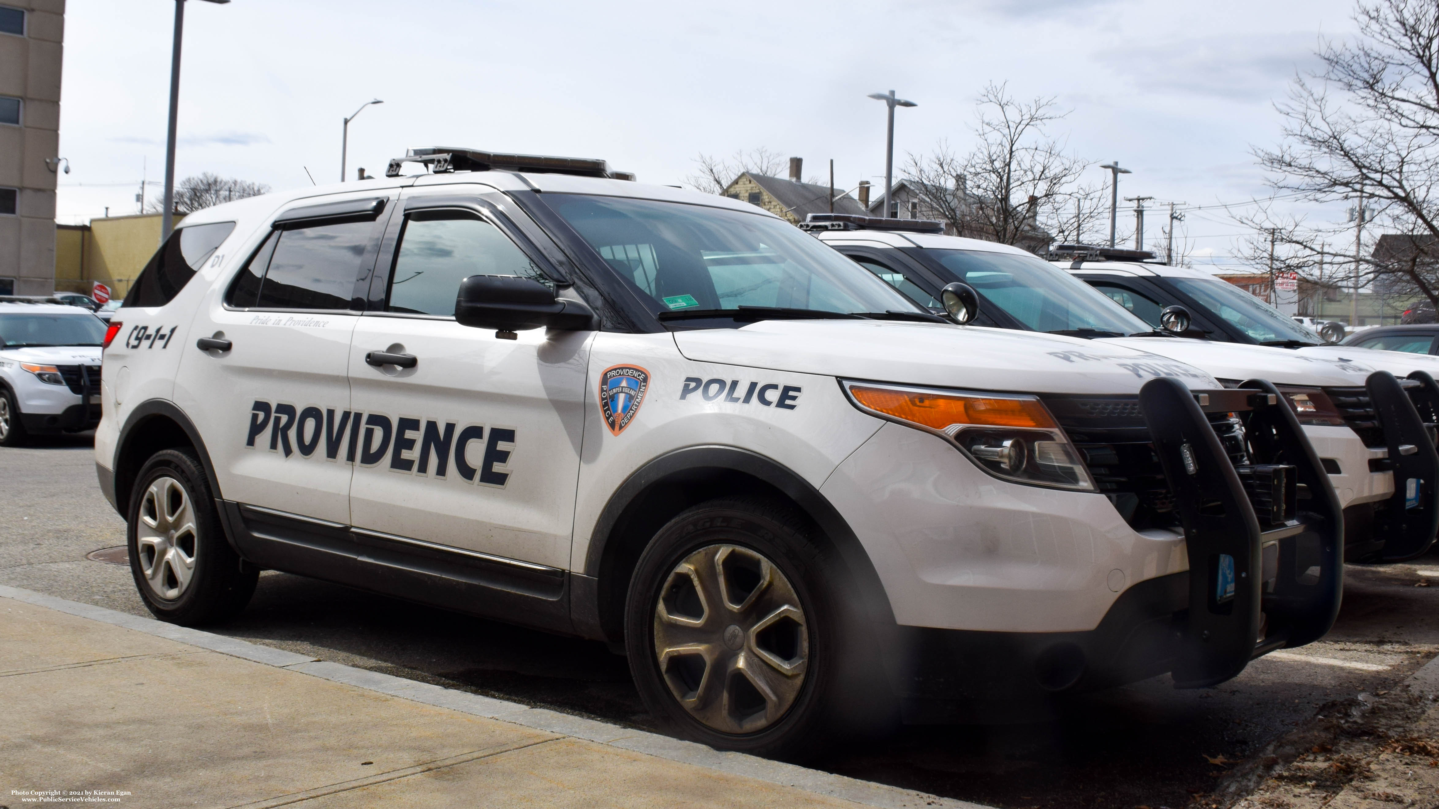 A photo  of Providence Police
            Cruiser 129, a 2015 Ford Police Interceptor Utility             taken by Kieran Egan