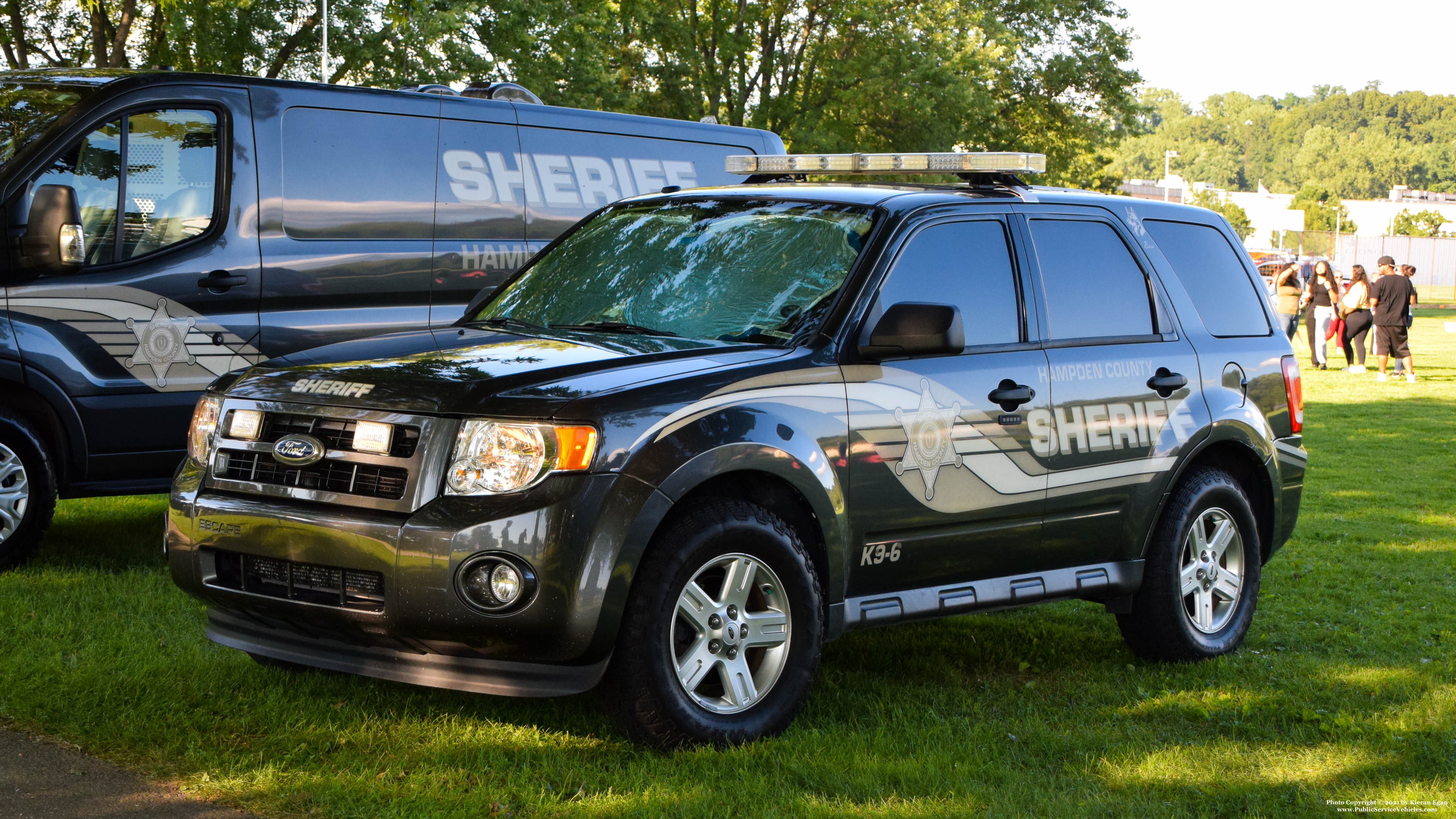 A photo  of Hampden County Sheriff
            K9-6, a 2008-2012 Ford Escape             taken by Kieran Egan