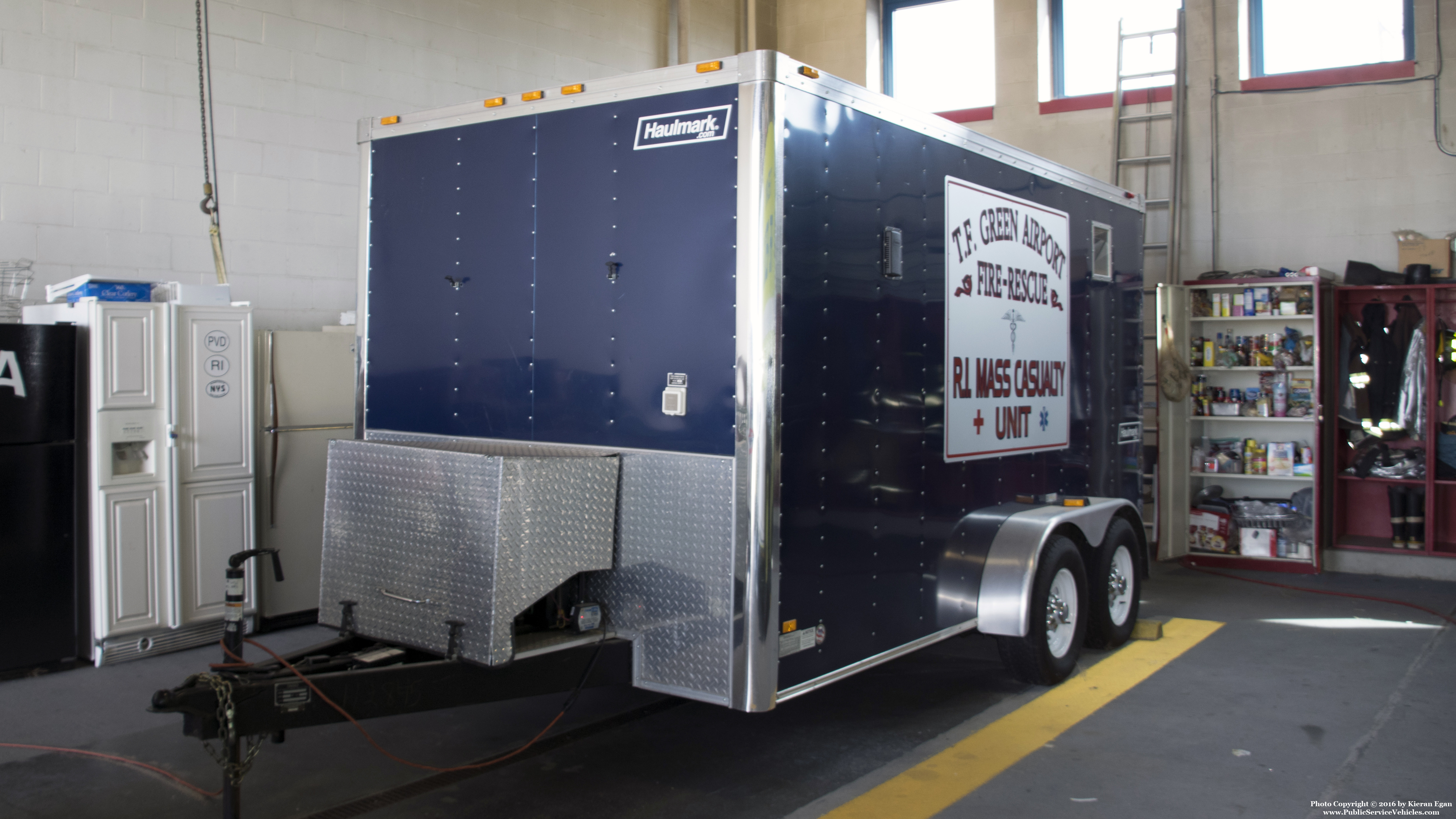 A photo  of T.F. Green Airport Fire
            Mass Casualty Trailer, a 1990-2010 Haulmark Trailer             taken by Kieran Egan