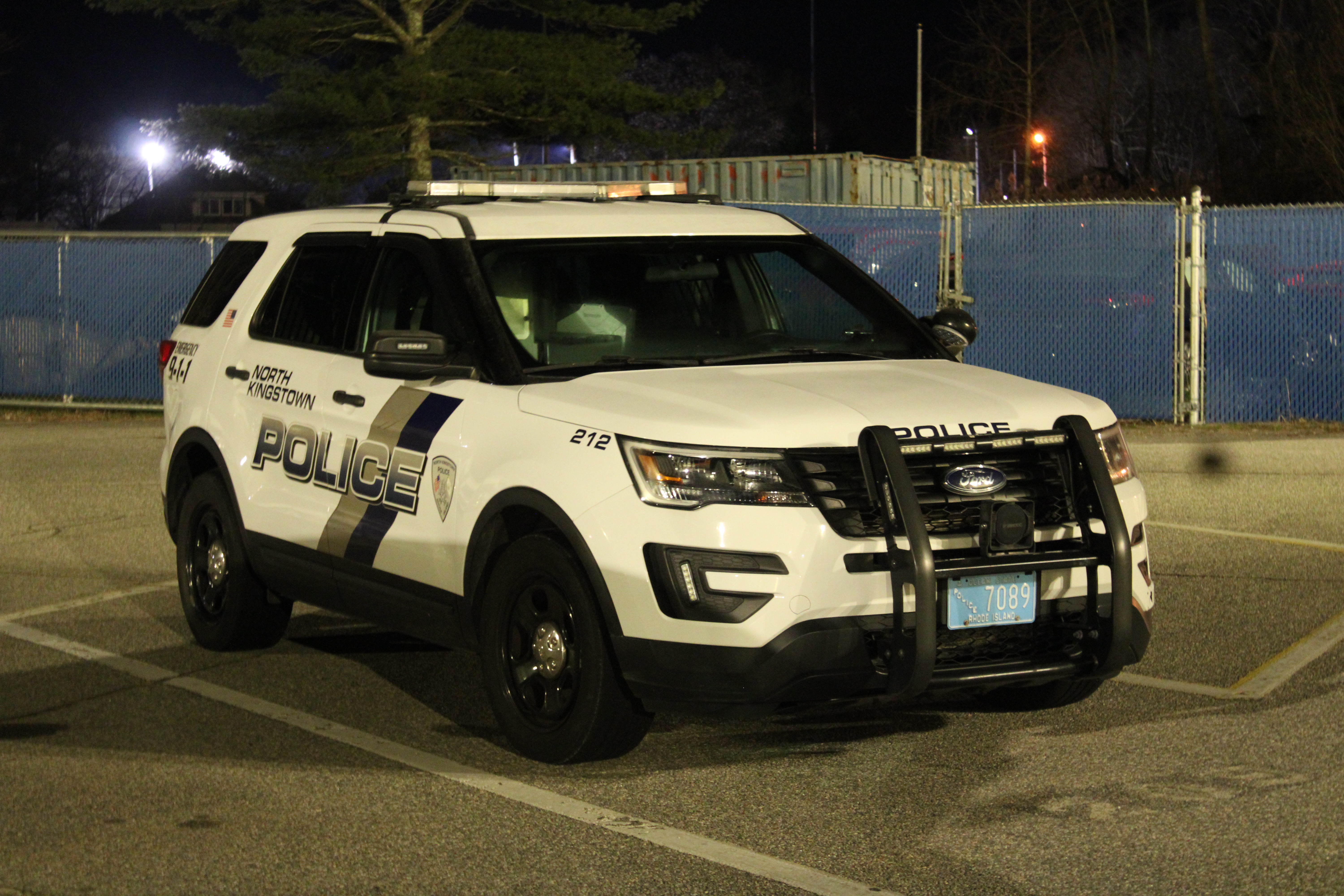 A photo  of North Kingstown Police
            Cruiser 212, a 2019 Ford Police Interceptor Utility             taken by @riemergencyvehicles
