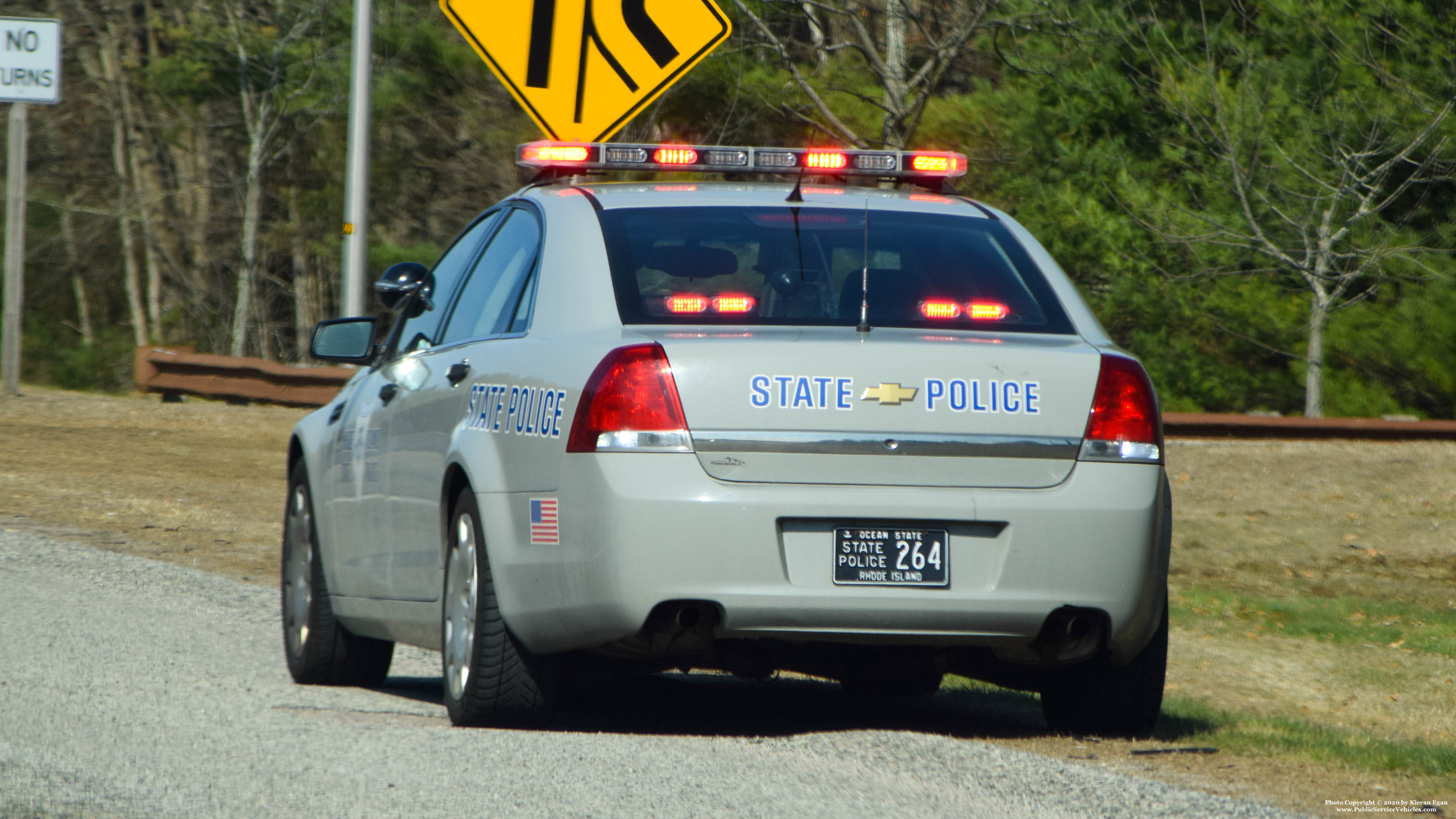 A photo  of Rhode Island State Police
            Cruiser 264, a 2013 Chevrolet Caprice             taken by Kieran Egan