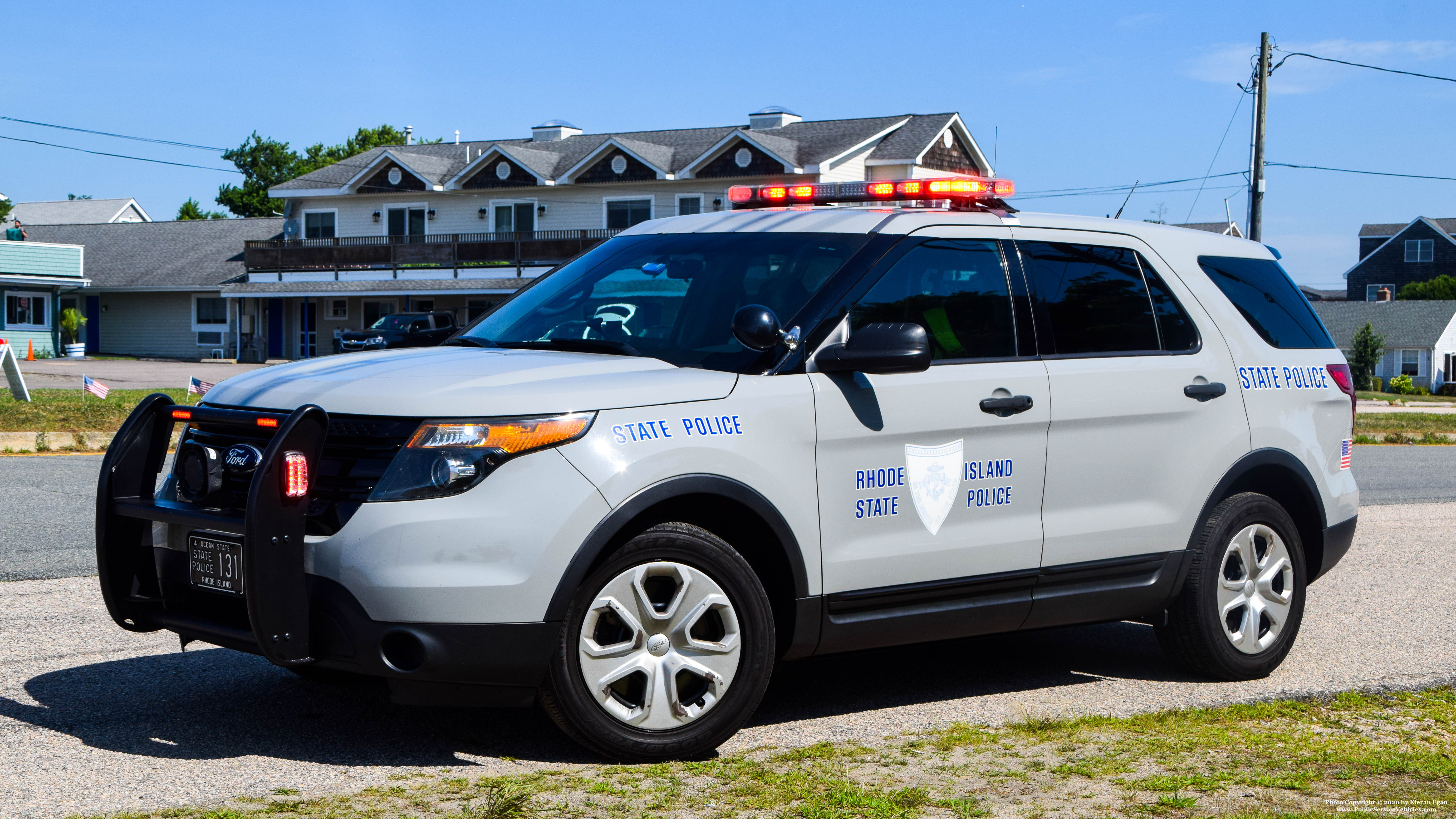 A photo  of Rhode Island State Police
            Cruiser 131, a 2013 Ford Police Interceptor Utility             taken by Kieran Egan