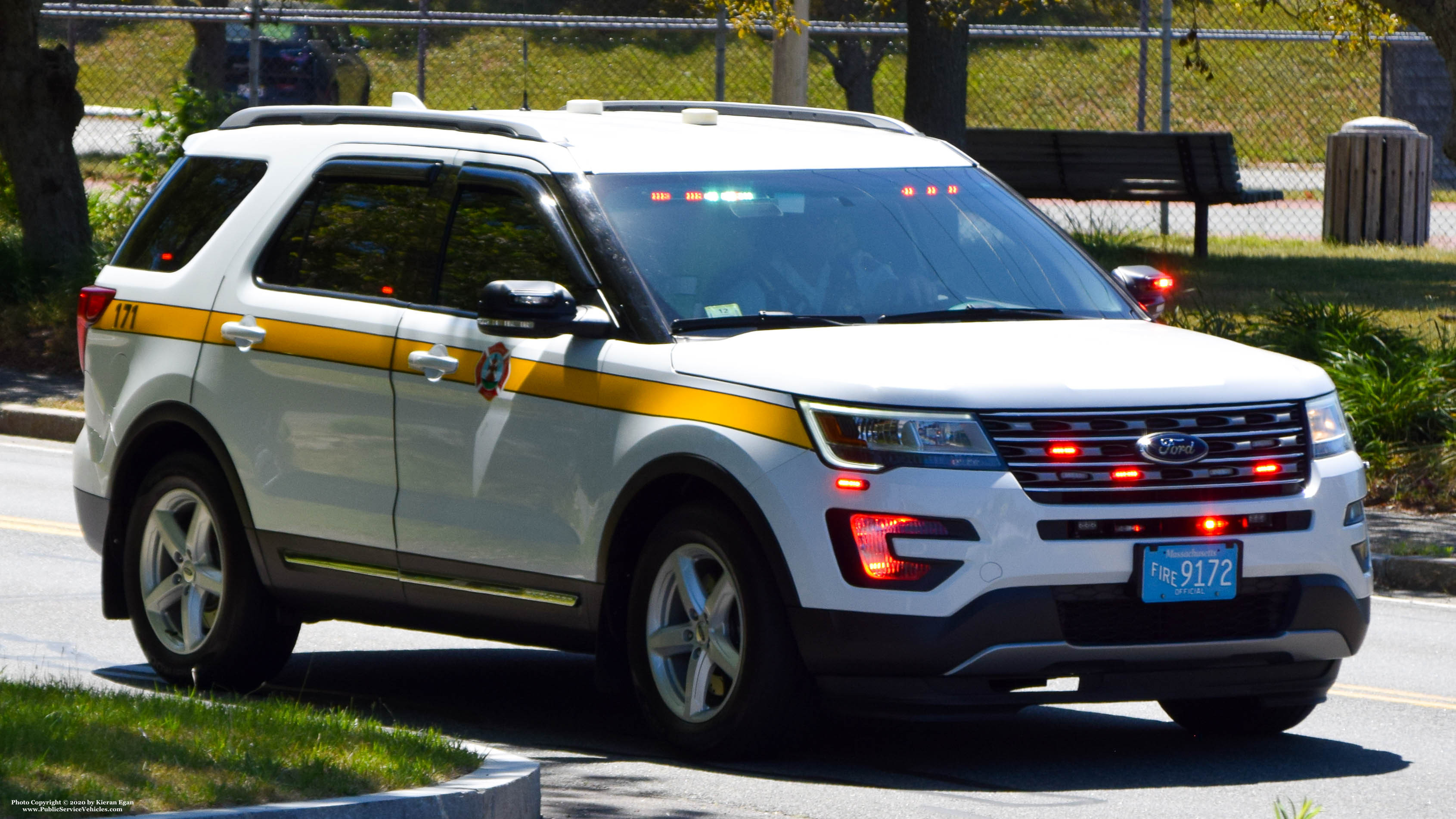 A photo  of Orleans Fire
            Car 171, a 2016 Ford Explorer             taken by Kieran Egan