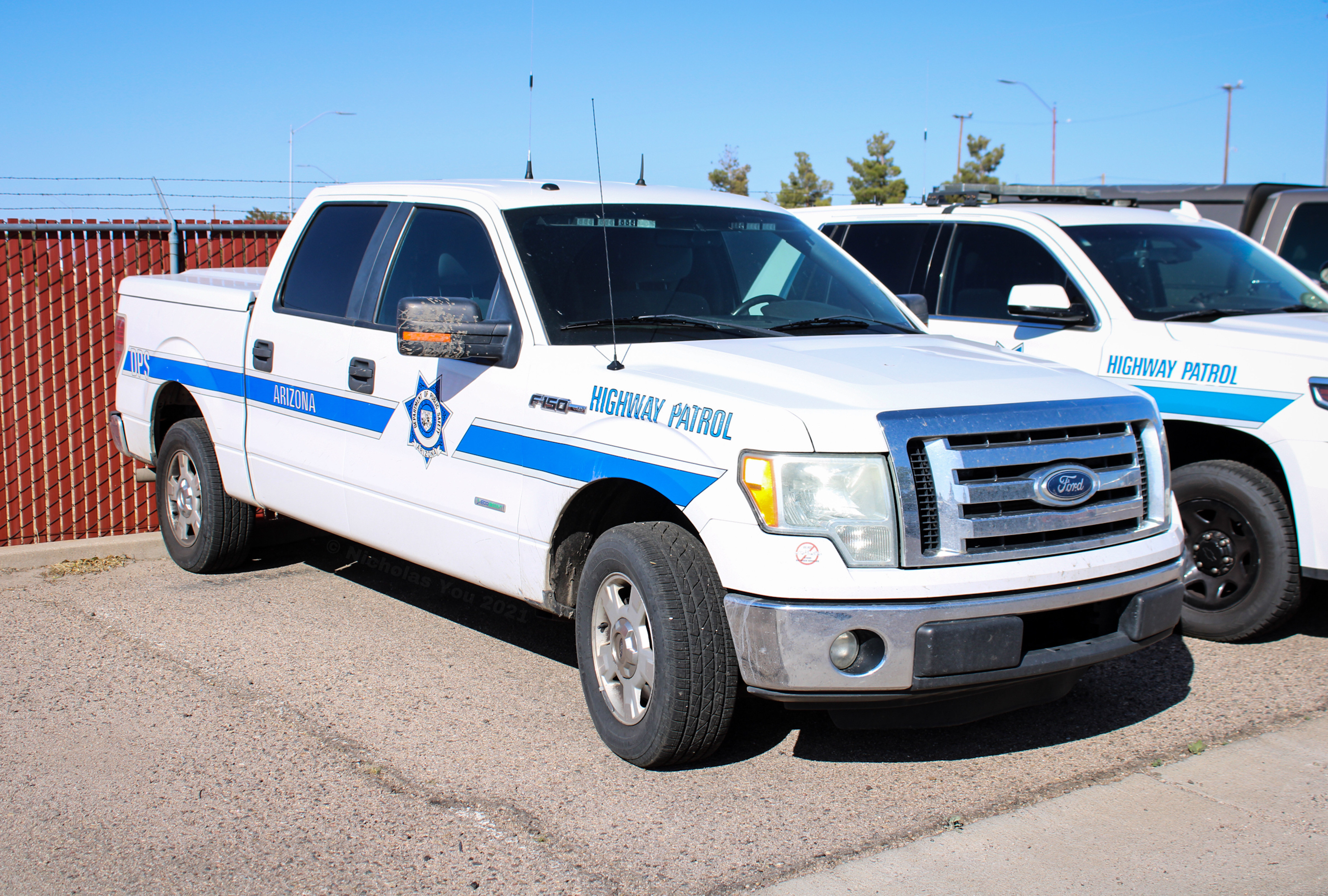 A photo  of Arizona Department of Public Safety
            Commercial Enforcement Unit, a 2009-2014 Ford F-150 Crew Cab XLT             taken by Nicholas You