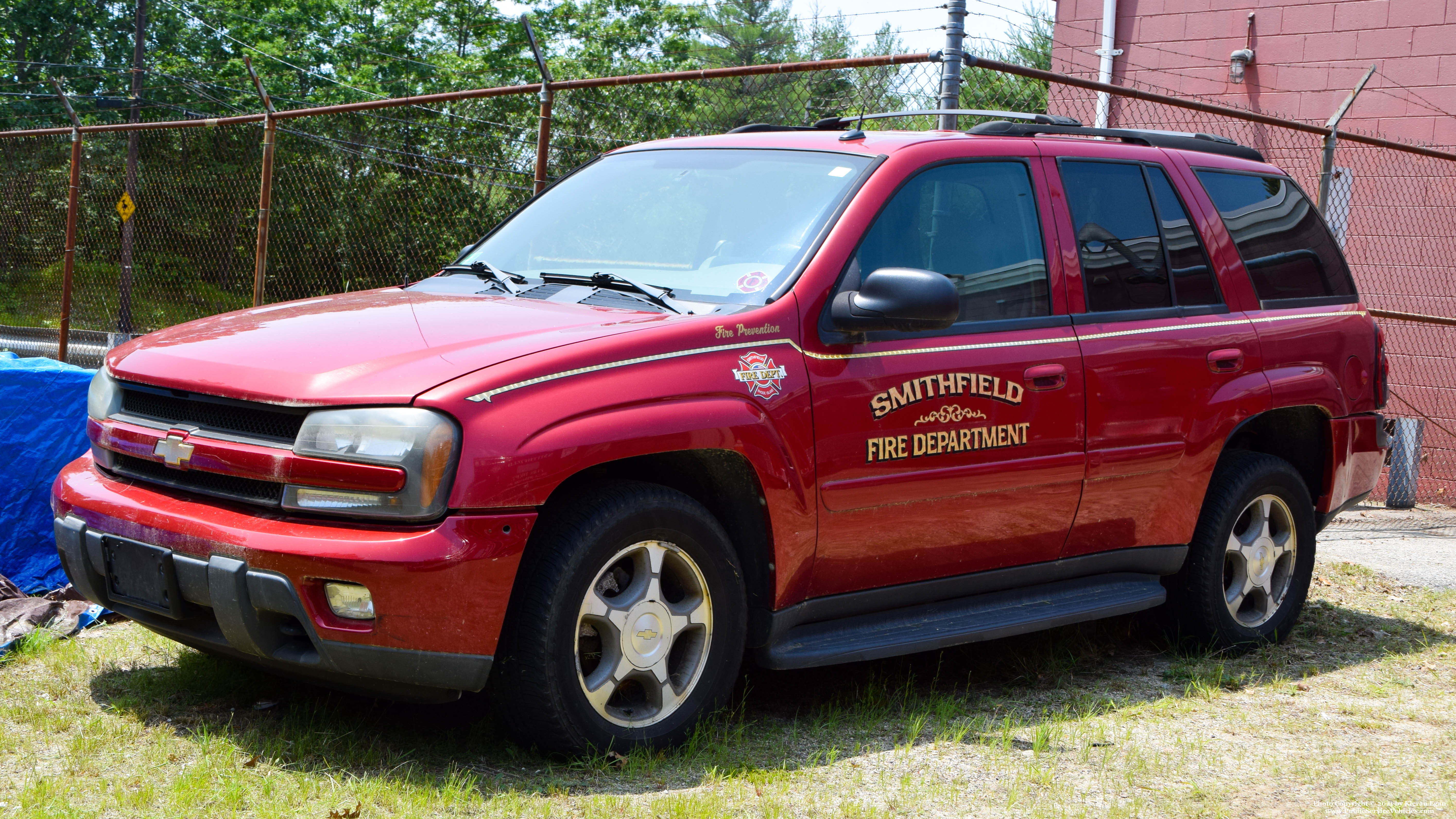 A photo  of Smithfield Fire
            Fire Prevention 3, a 2005 Chevrolet TrailBlazer             taken by Kieran Egan