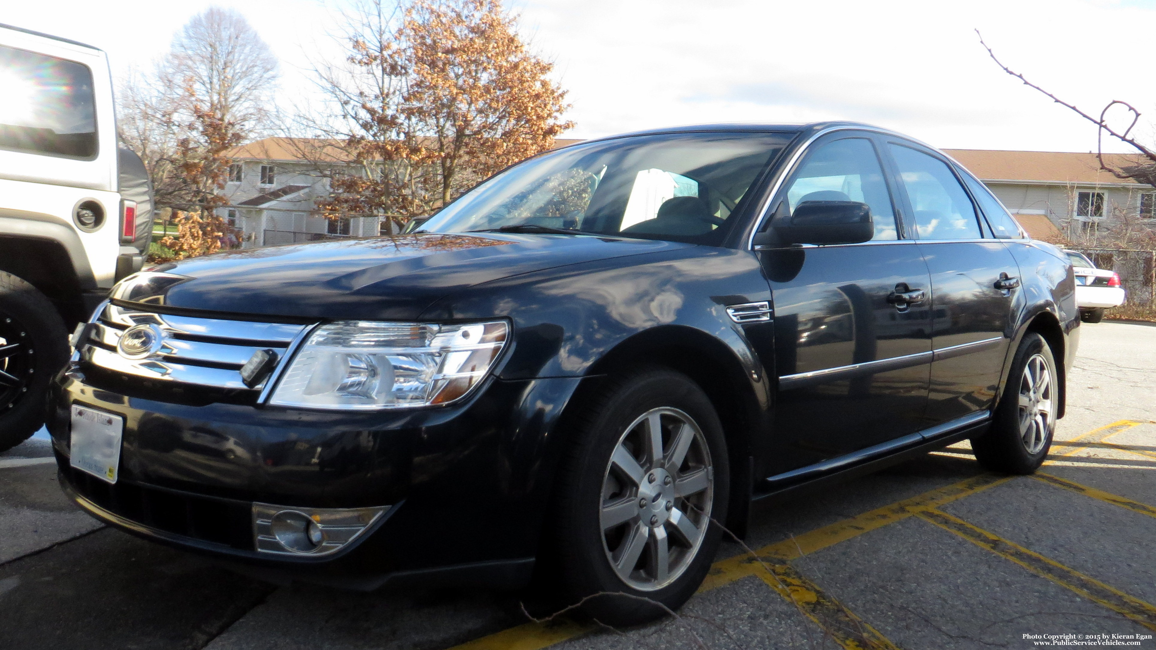 A photo  of North Kingstown Police
            Chief's Unit, a 2008-2009 Ford Taurus             taken by Kieran Egan