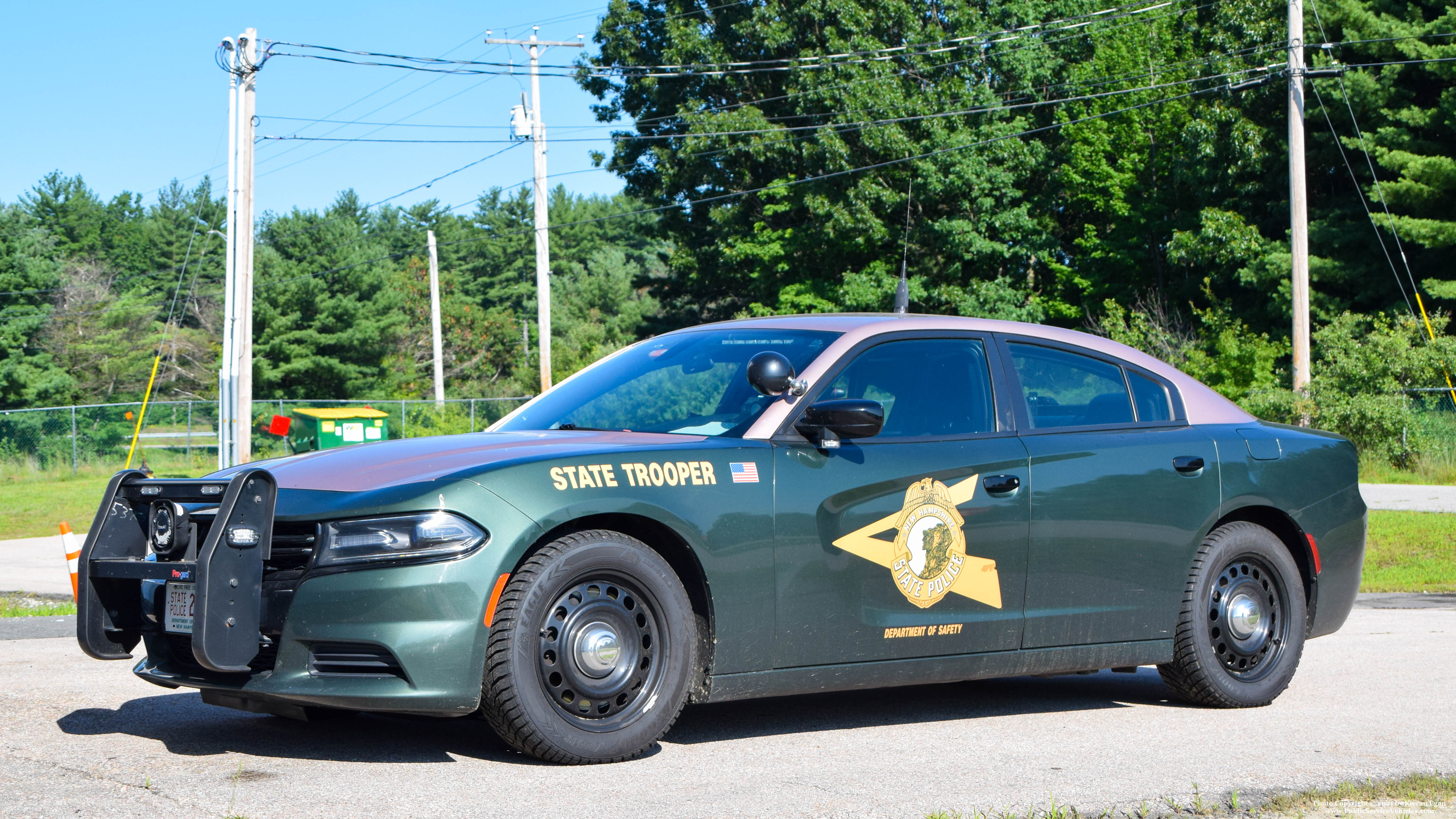 A photo  of New Hampshire State Police
            Cruiser 230, a 2018-2019 Dodge Charger             taken by Kieran Egan
