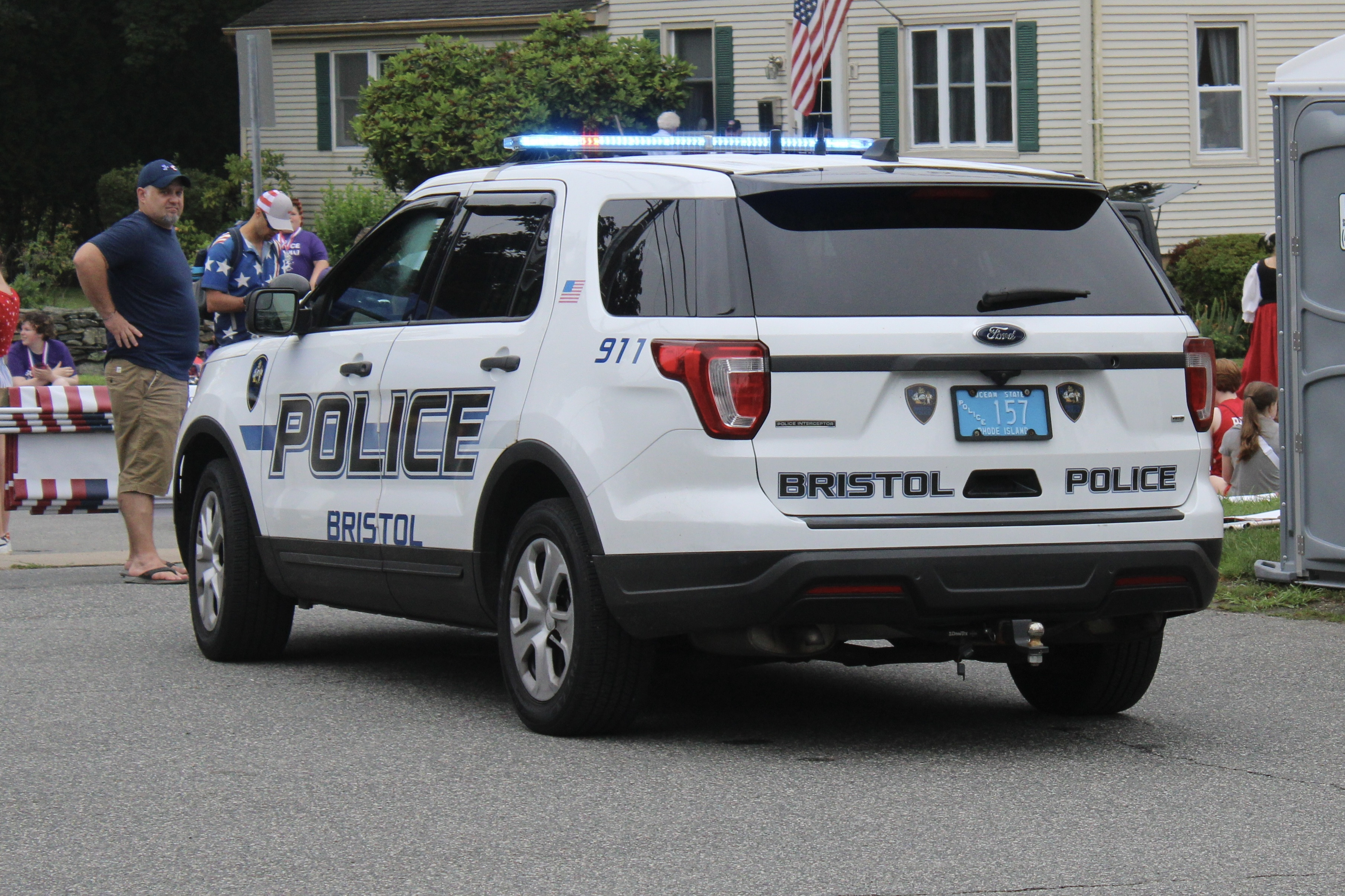 A photo  of Bristol Police
            Patrol Cruiser 157, a 2019 Ford Police Interceptor Utility             taken by @riemergencyvehicles