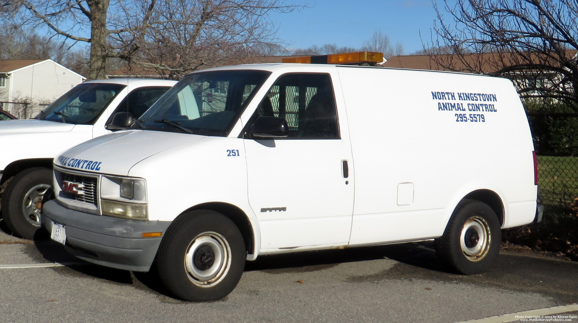 A photo  of North Kingstown Police
            Van 251, a 1995-2005 GMC Safari             taken by Kieran Egan