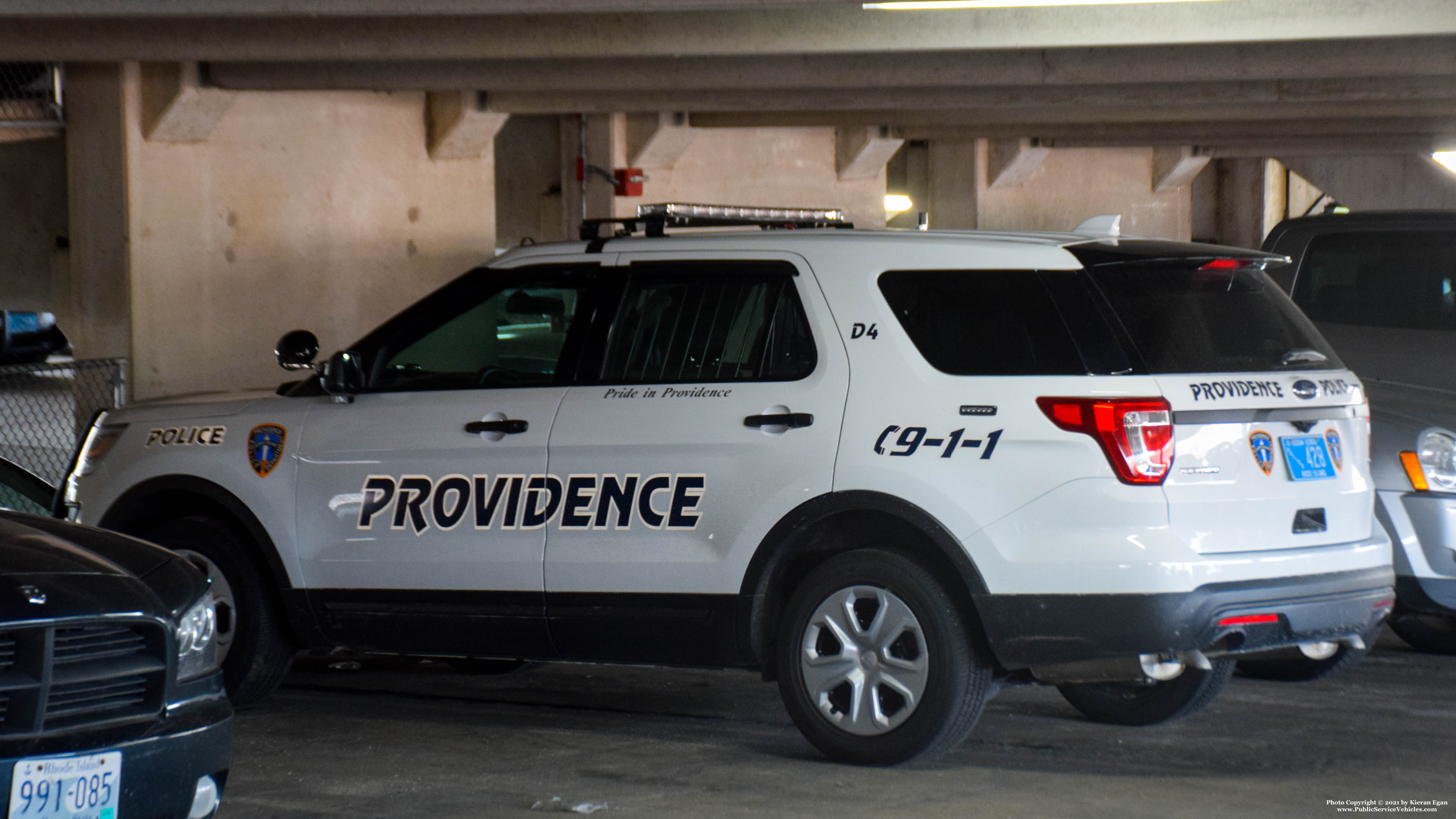 A photo  of Providence Police
            Cruiser 428, a 2017 Ford Police Interceptor Utility             taken by Kieran Egan