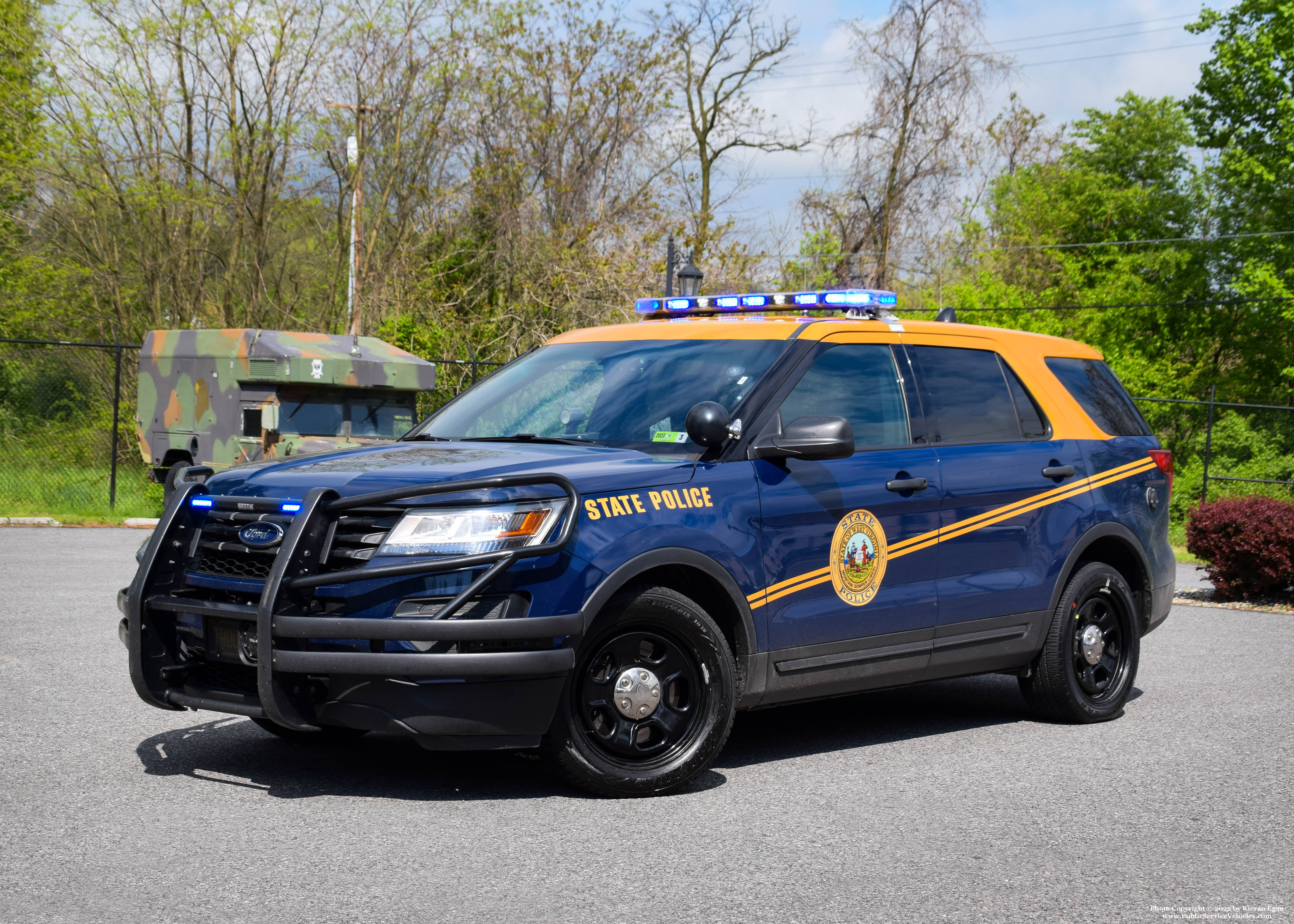 A photo  of West Virginia State Police
            Cruiser 236, a 2018 Ford Police Interceptor Utility             taken by Kieran Egan