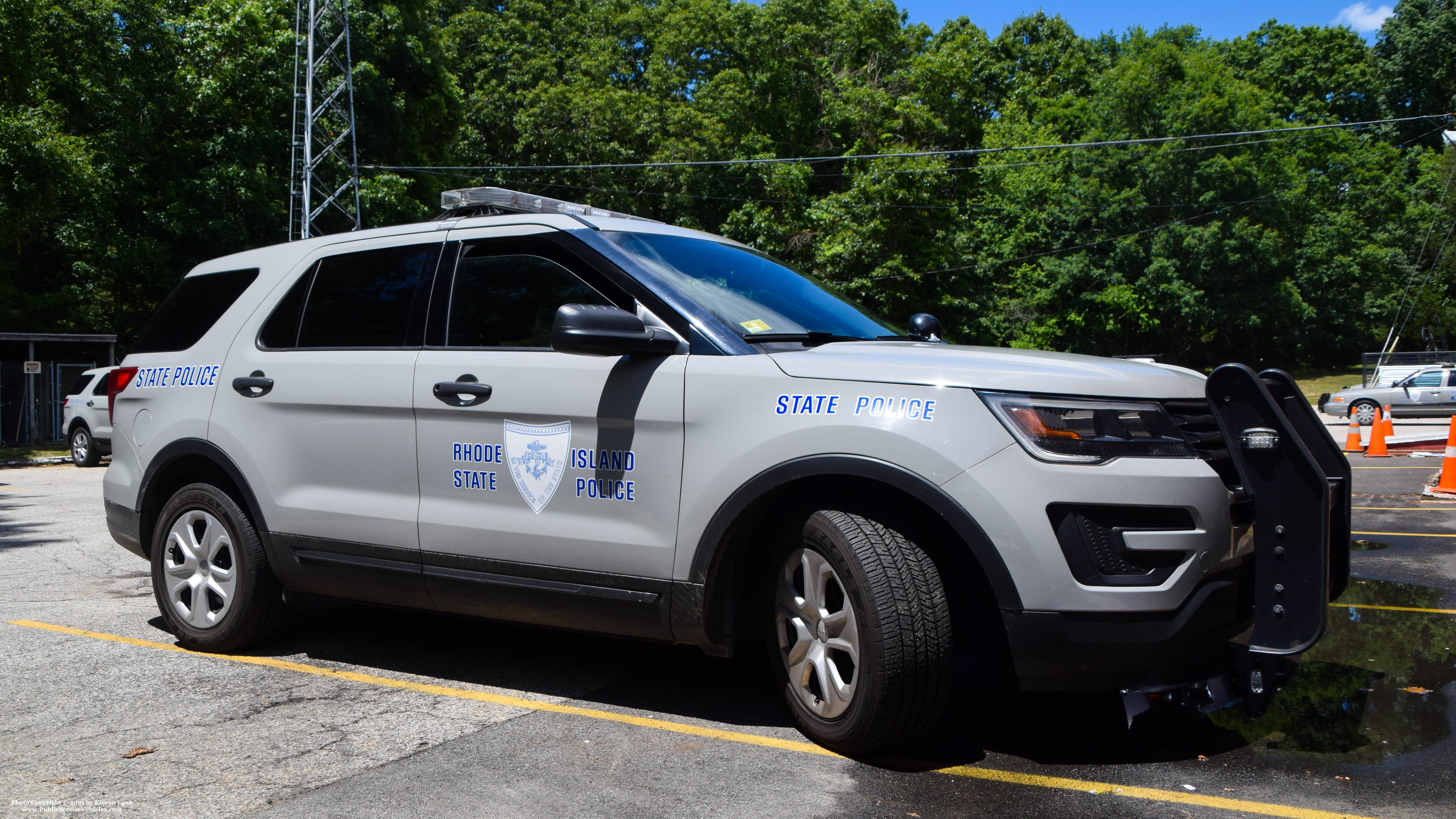 A photo  of Rhode Island State Police
            Cruiser 37, a 2018 Ford Police Interceptor Utility             taken by Kieran Egan