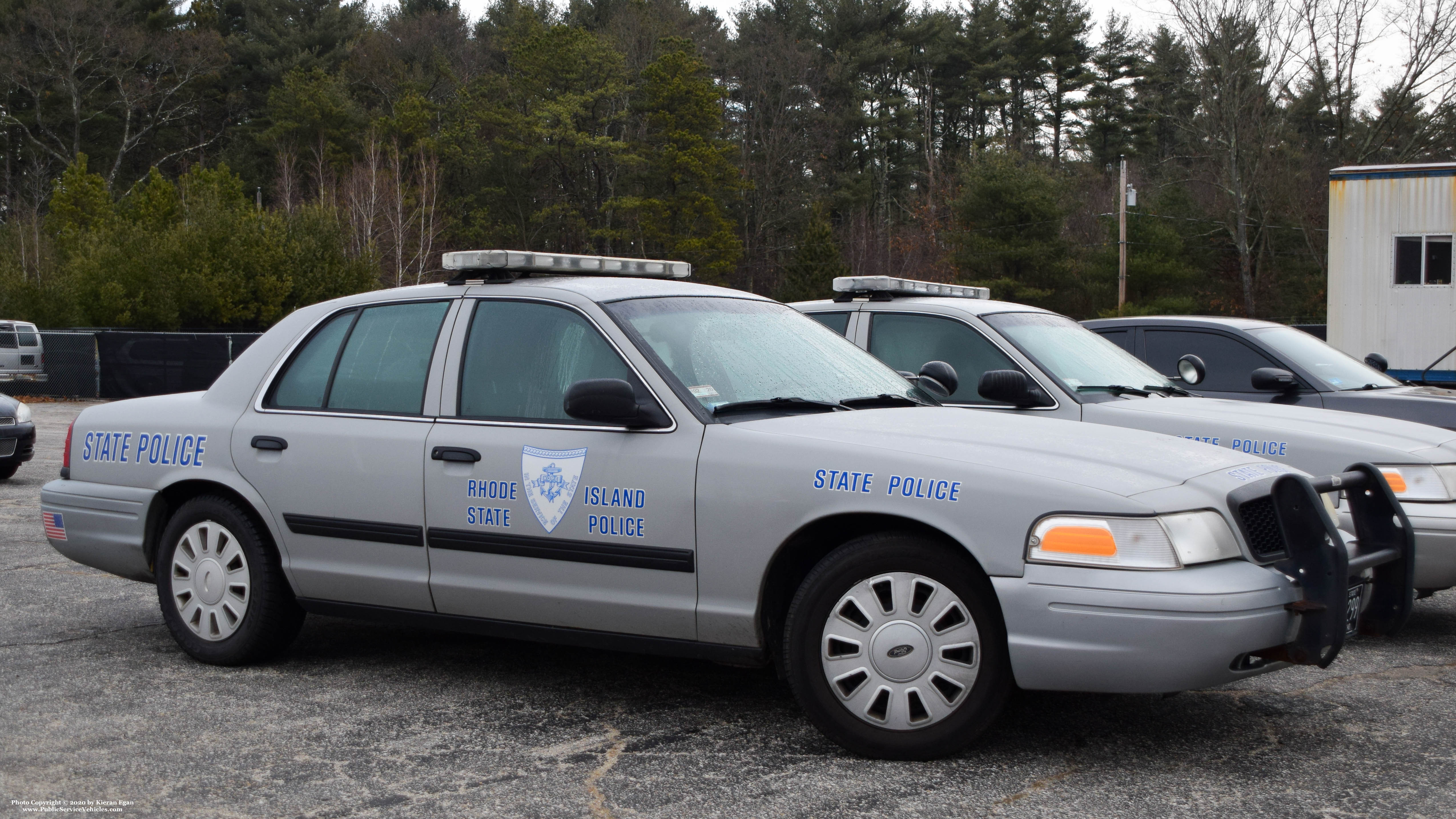 A photo  of Rhode Island State Police
            Cruiser 299, a 2009-2011 Ford Crown Victoria Police Interceptor             taken by Kieran Egan