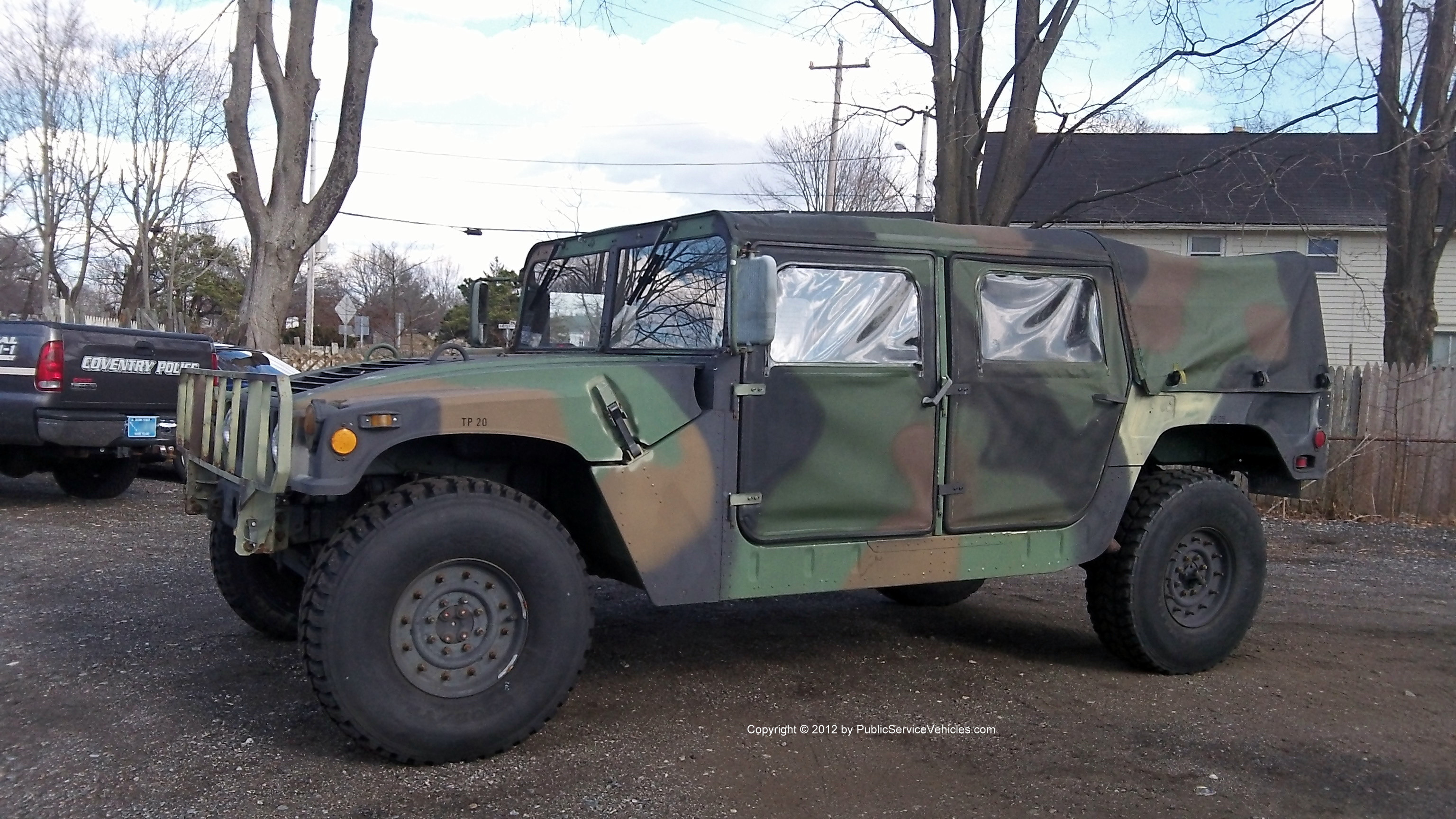 A photo  of Coventry Police
            Unit 4077, a 1993 AM General Humvee             taken by Kieran Egan