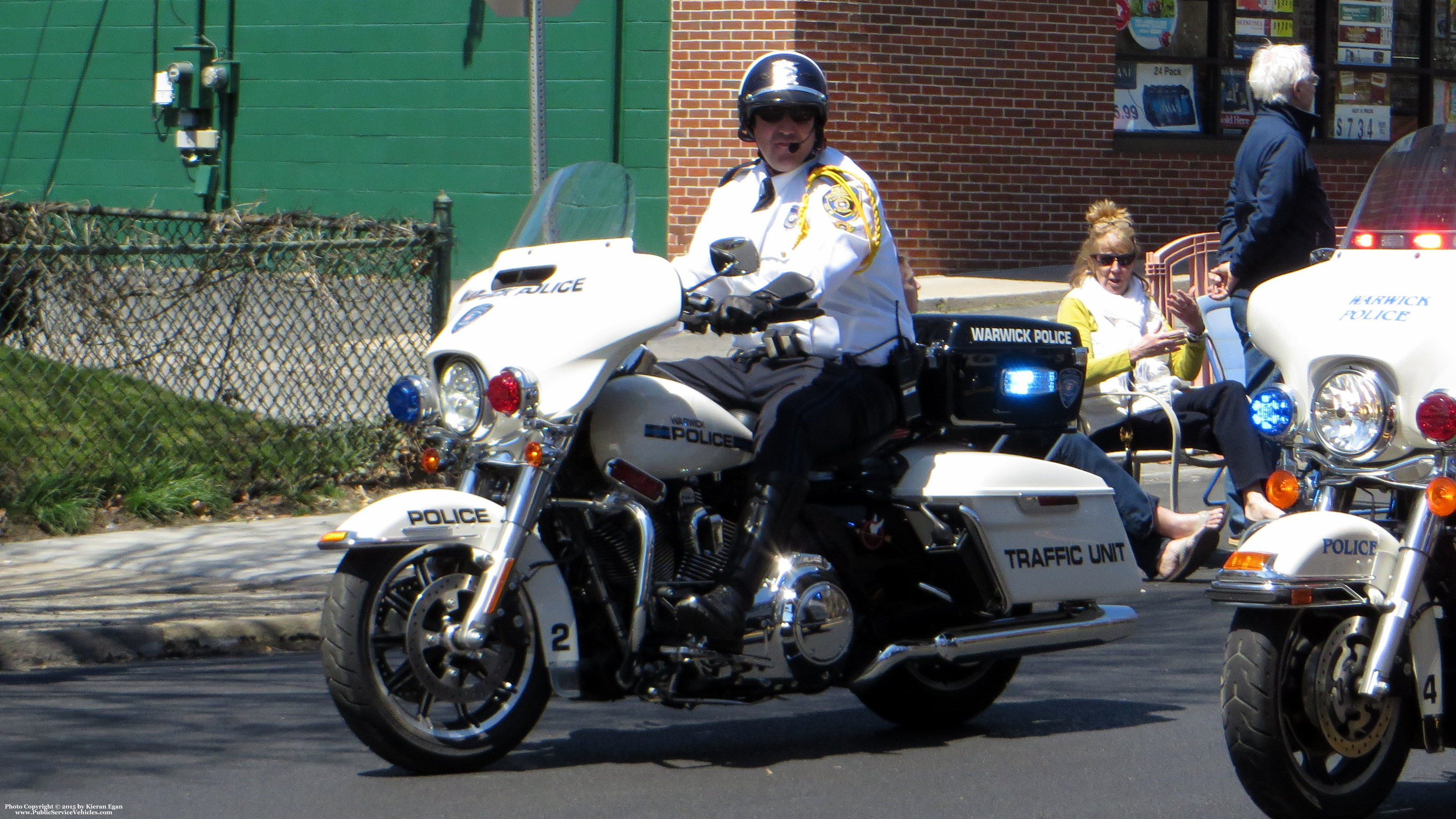A photo  of Warwick Police
            Motorcycle 2, a 2010-2015 Harley-Davidson Electra Glide             taken by Kieran Egan