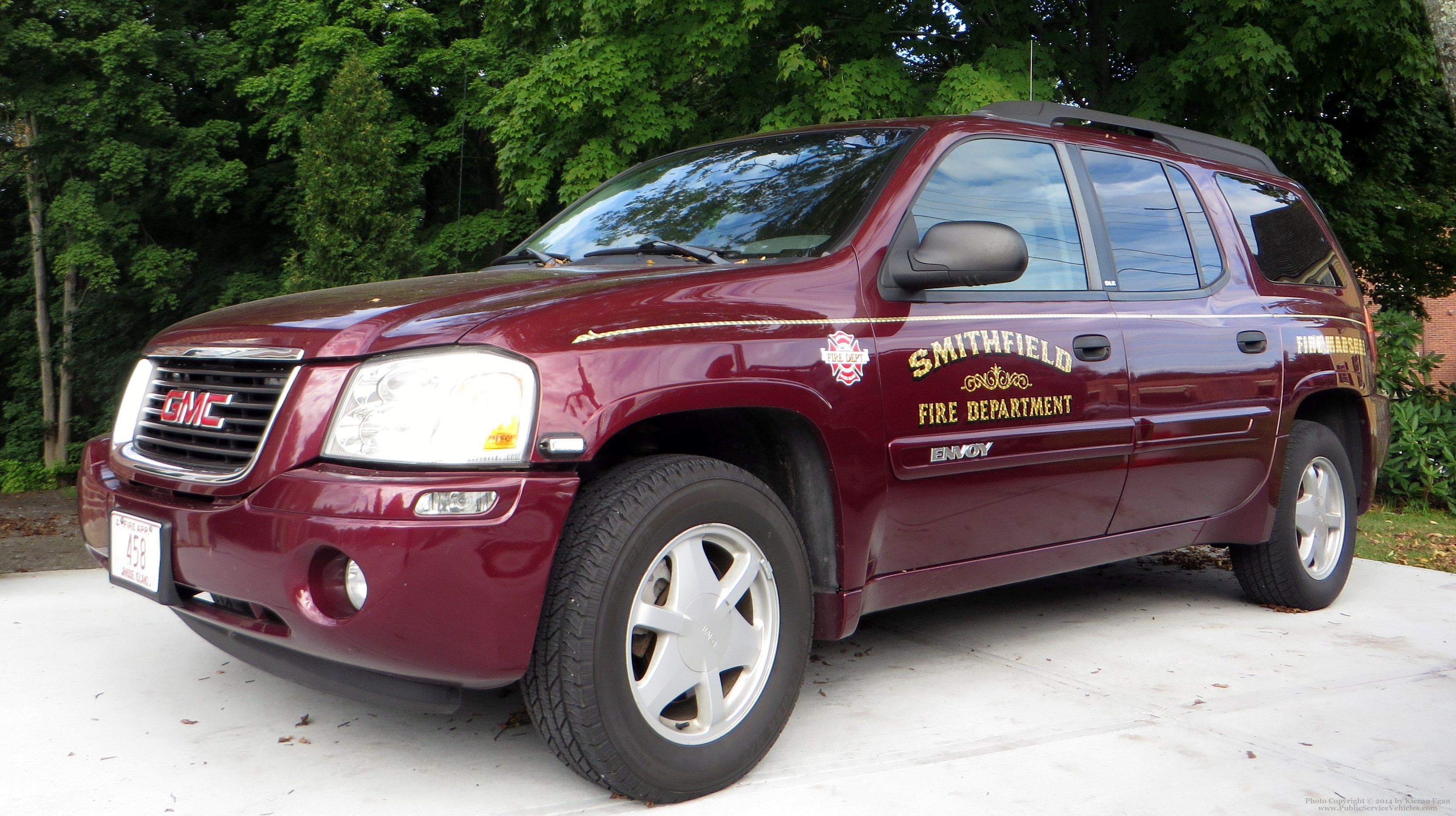 A photo  of Smithfield Fire
            Fire Prevention 2, a 2005 GMC Envoy             taken by Kieran Egan