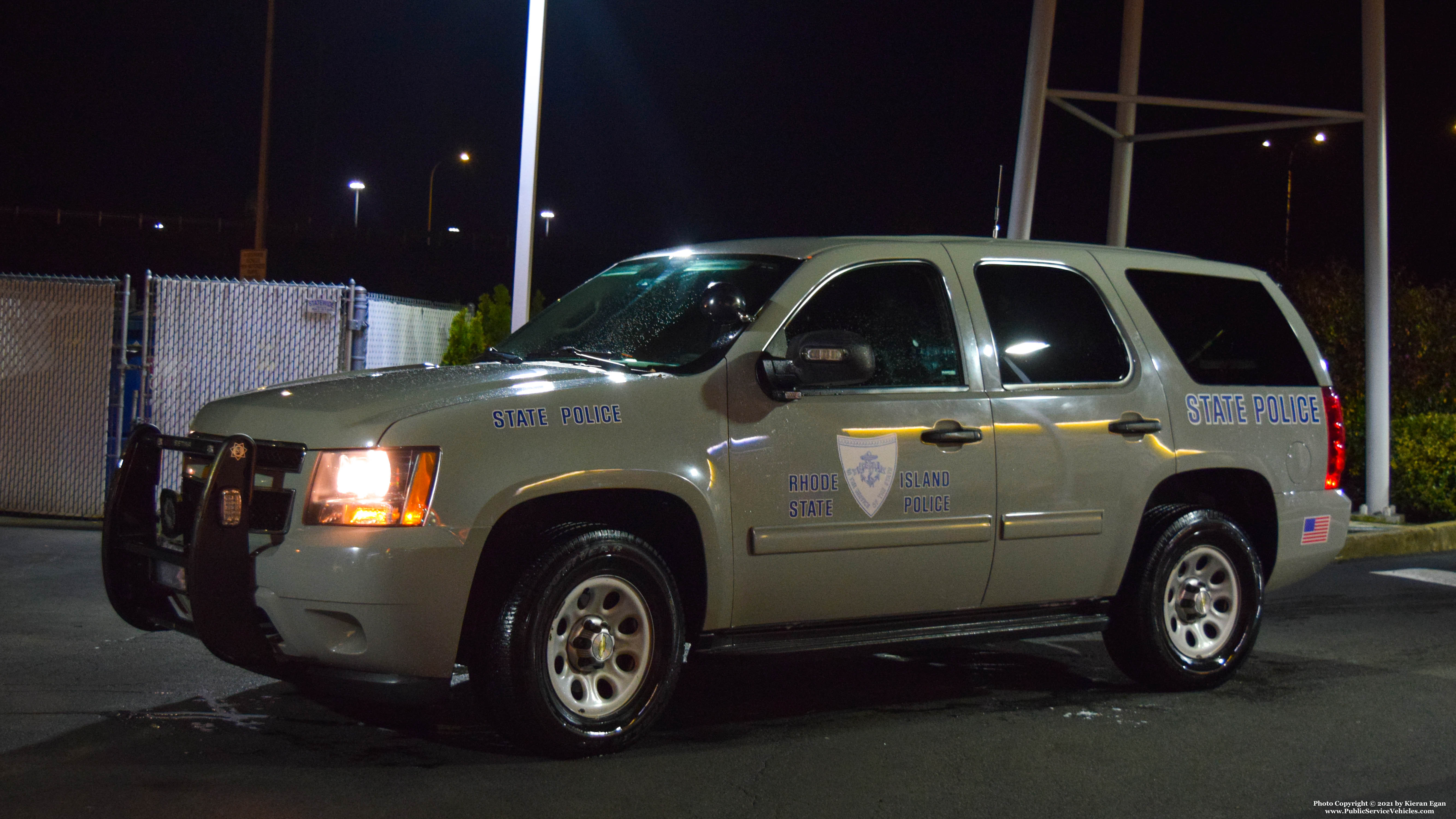 A photo  of Rhode Island State Police
            Cruiser 997, a 2007-2014 Chevrolet Tahoe             taken by Kieran Egan