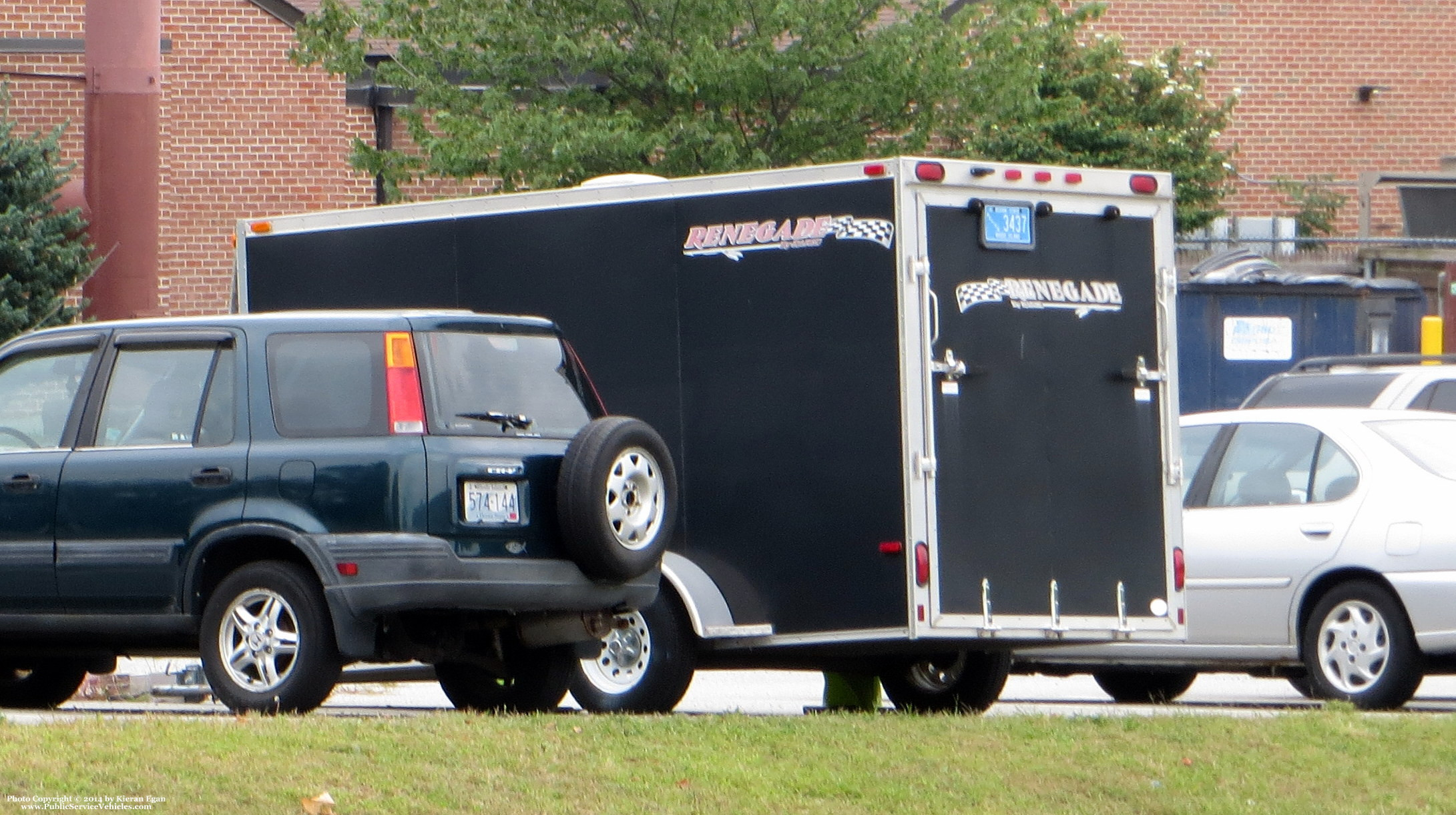 A photo  of Woonsocket Police
            Trailer, a 1990-2010 Rance Aluminum Trailers Renegade             taken by Kieran Egan