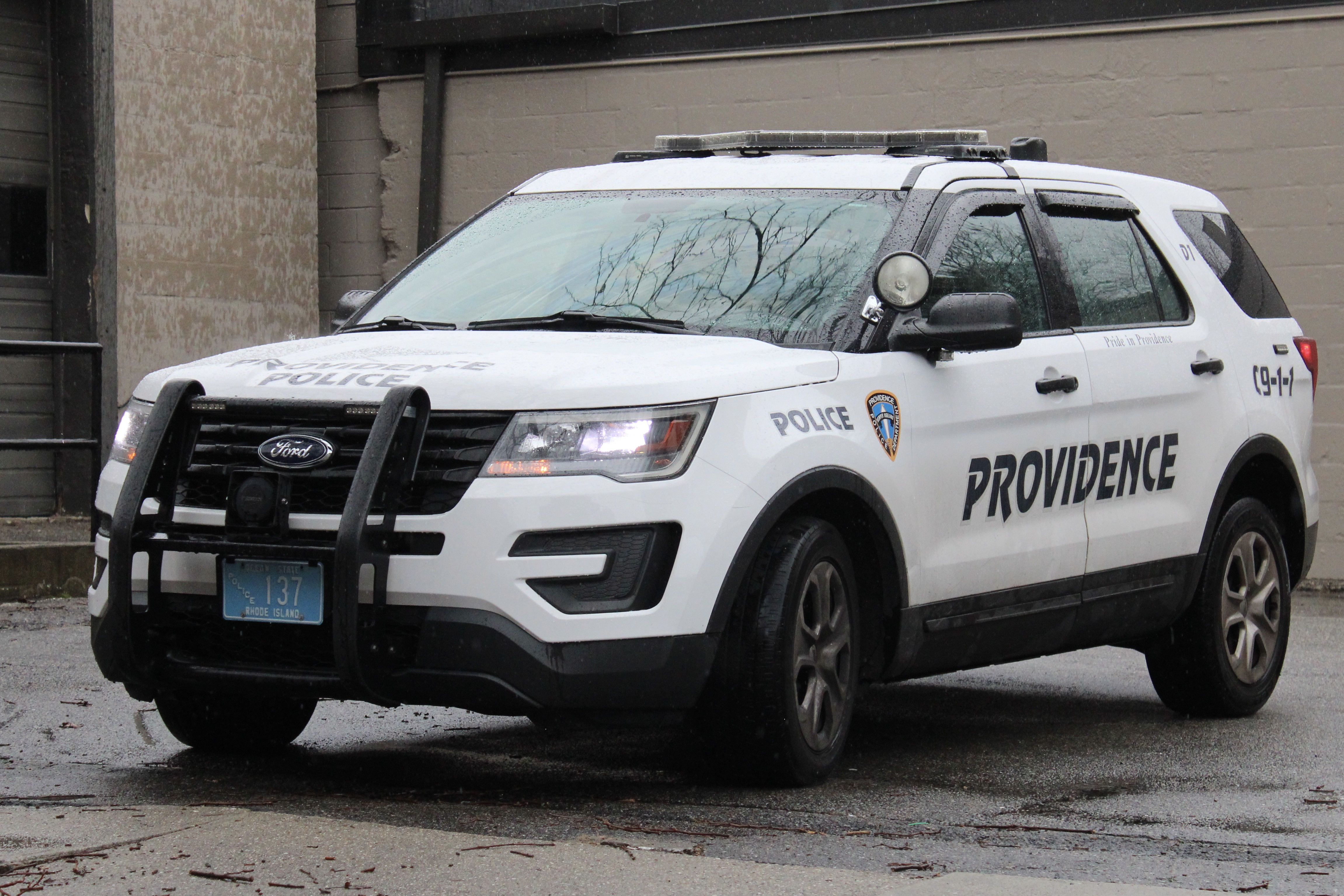 A photo  of Providence Police
            Cruiser 137, a 2017 Ford Police Interceptor Utility             taken by @riemergencyvehicles