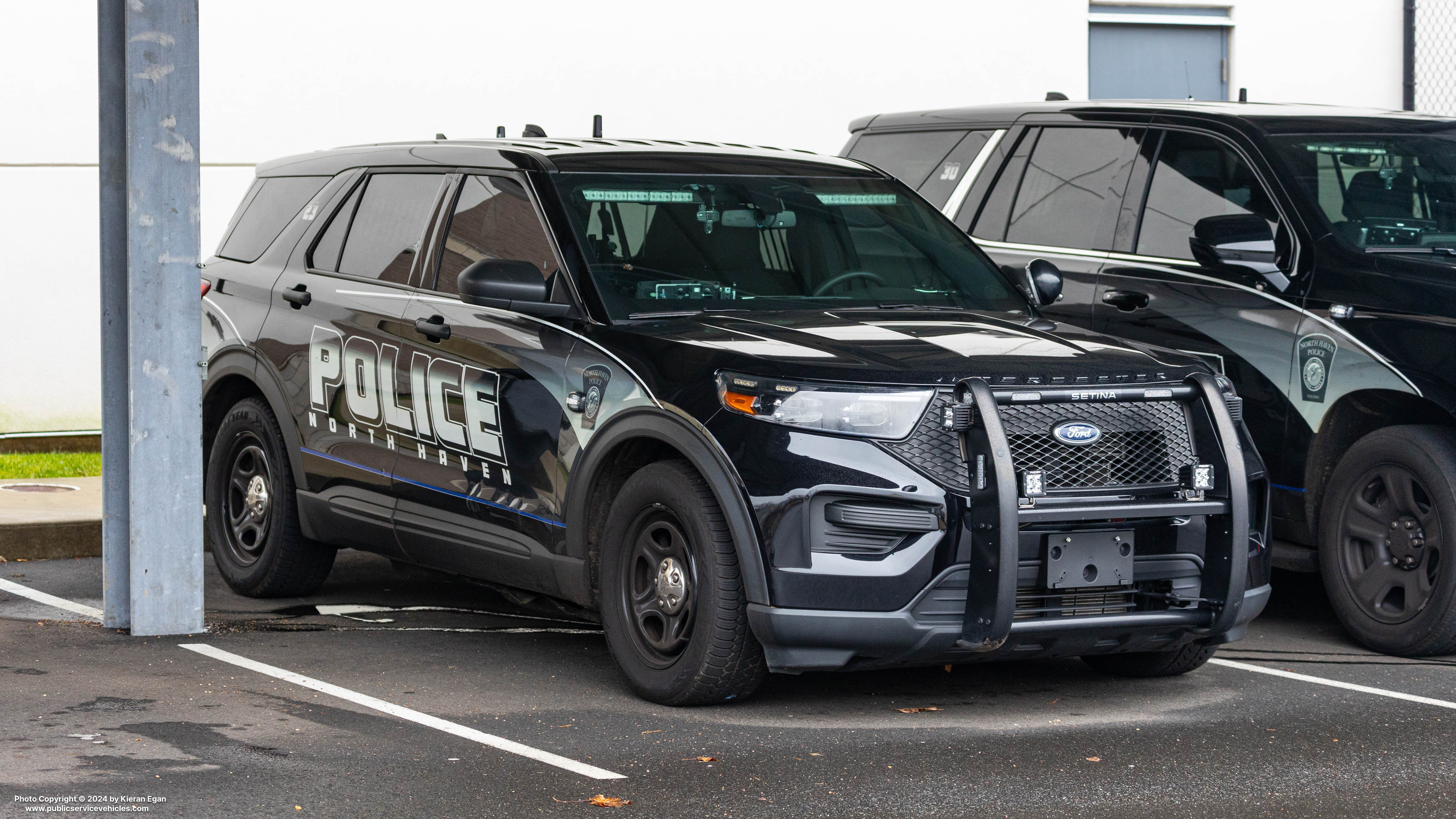 A photo  of North Haven Police
            Car 23, a 2020-2023 Ford Police Interceptor Utility             taken by Kieran Egan