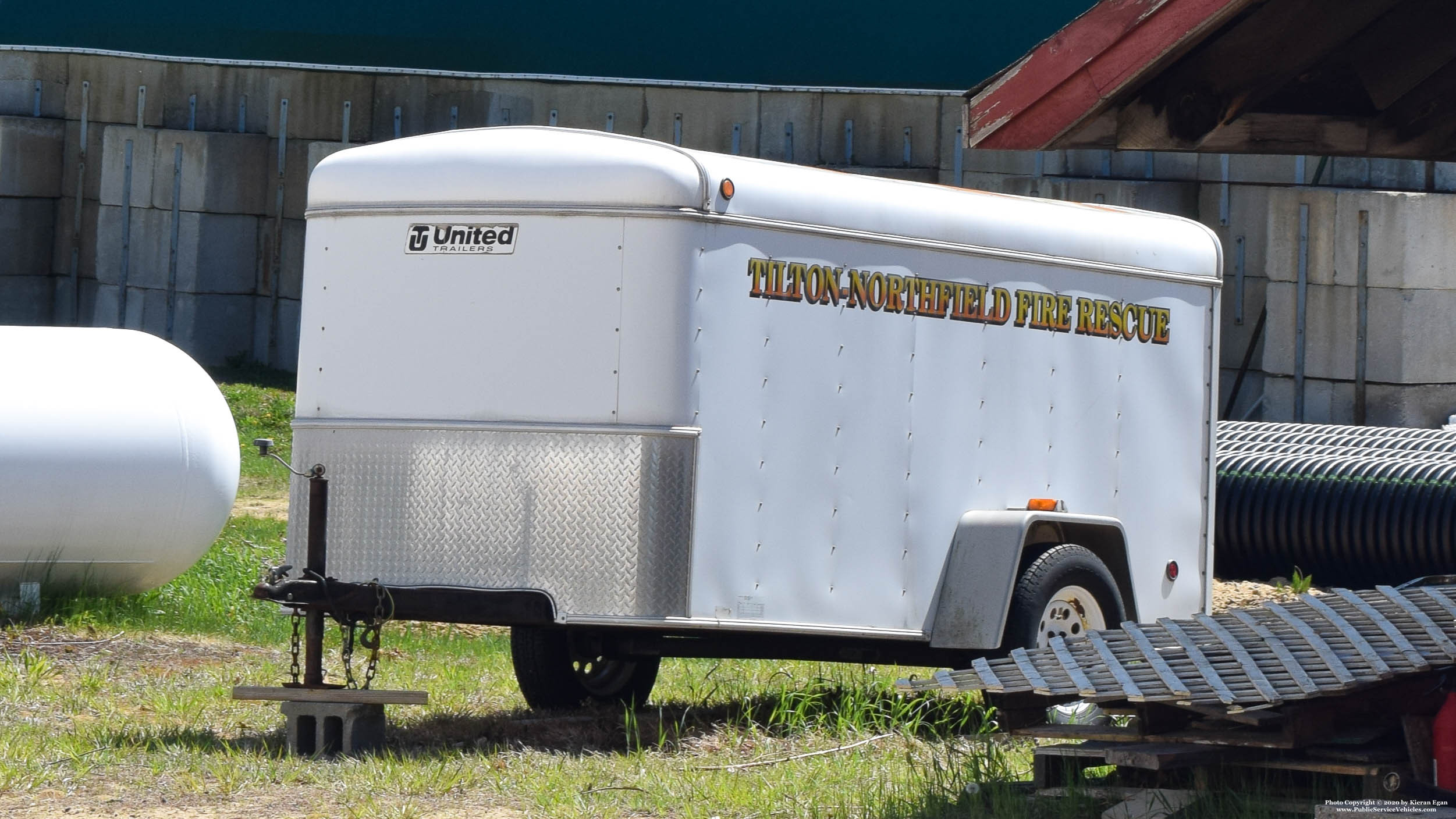 A photo  of Tilton-Northfield Fire District
            Trailer, a 1990-2018 United Trailers             taken by Kieran Egan