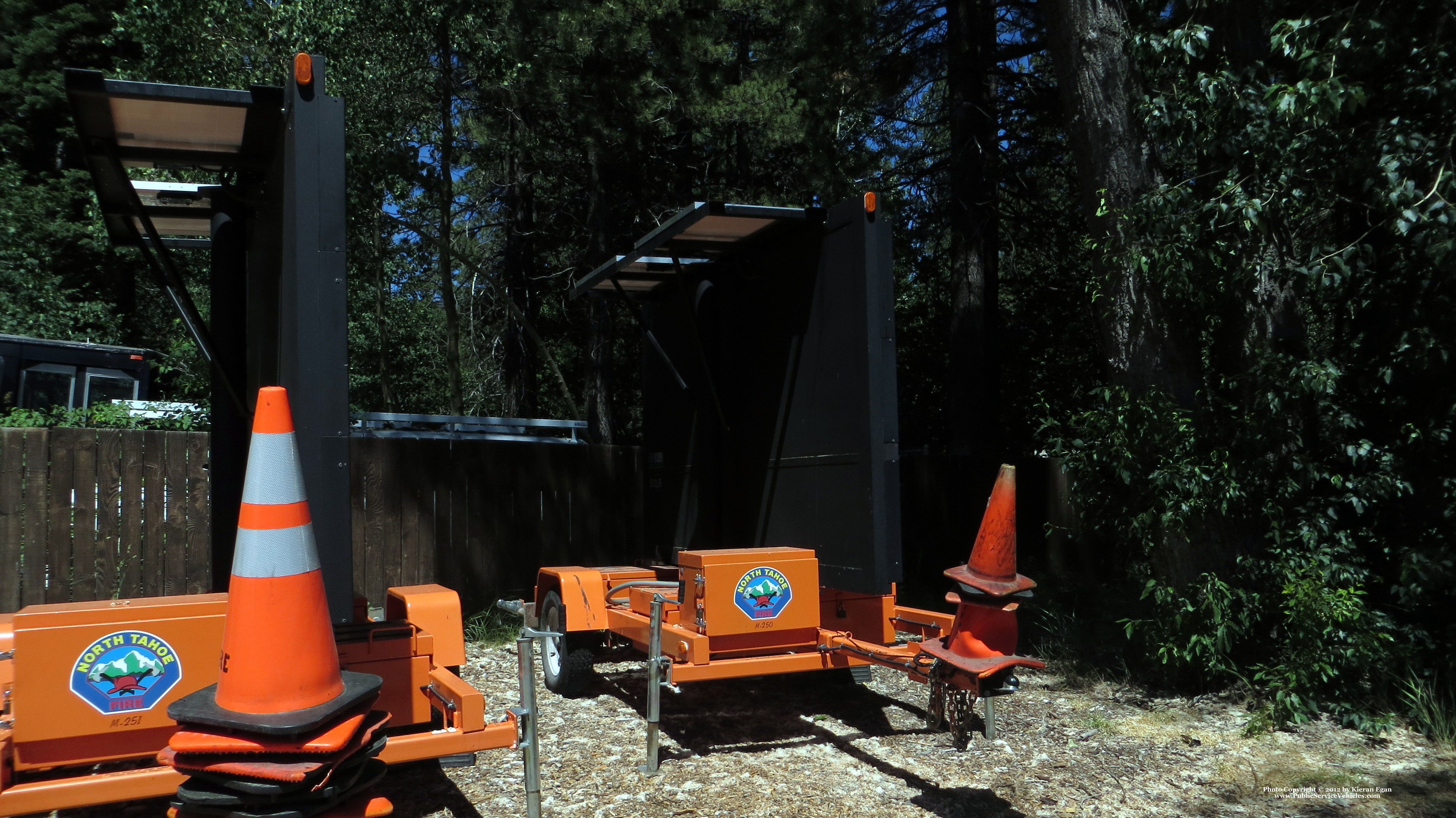 A photo  of North Tahoe Fire District
            Message Trailer, a 2000-2012 Message Trailer             taken by Kieran Egan