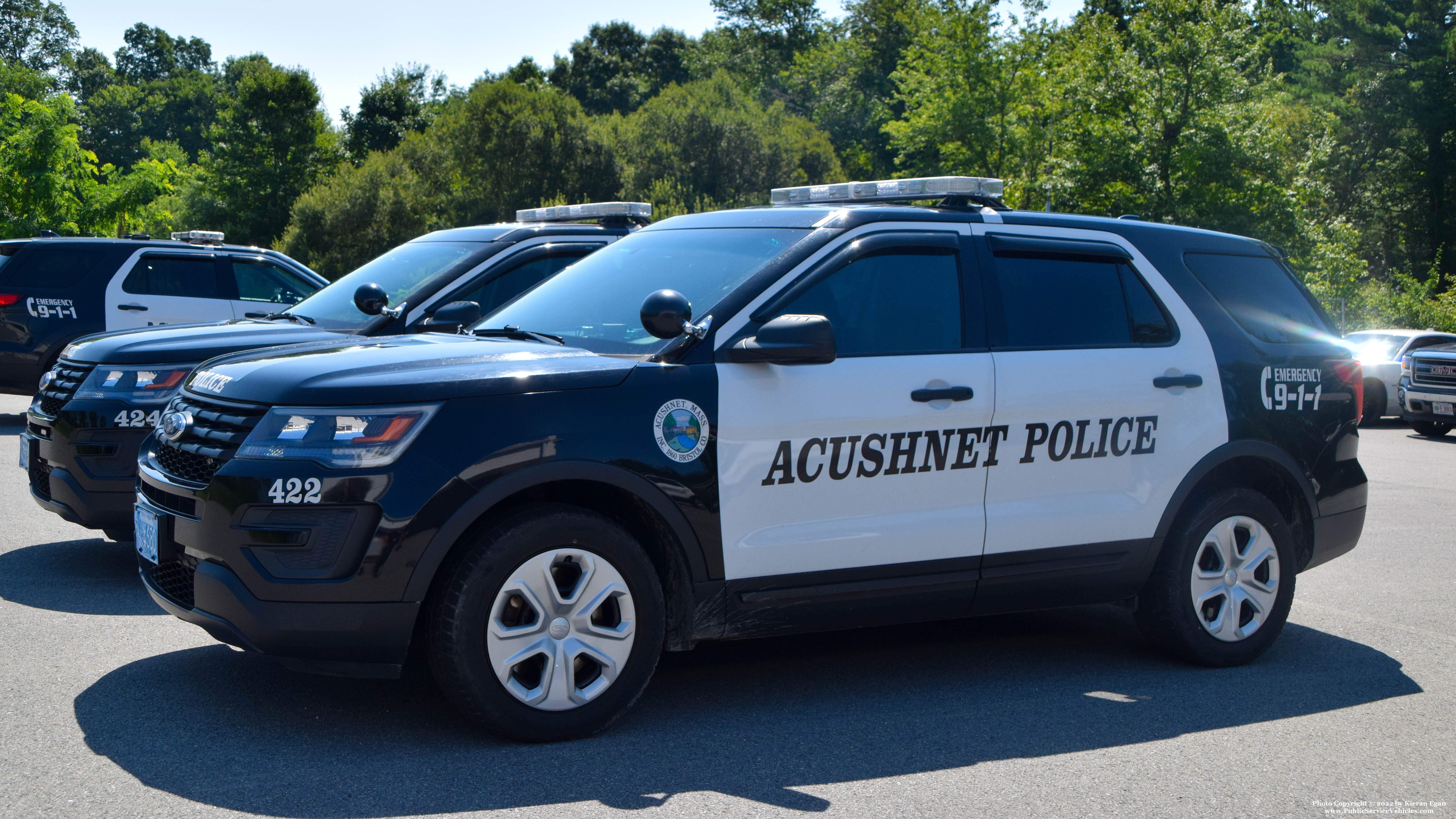 A photo  of Acushnet Police
            Cruiser 422, a 2016 Ford Police Interceptor Utility             taken by Kieran Egan
