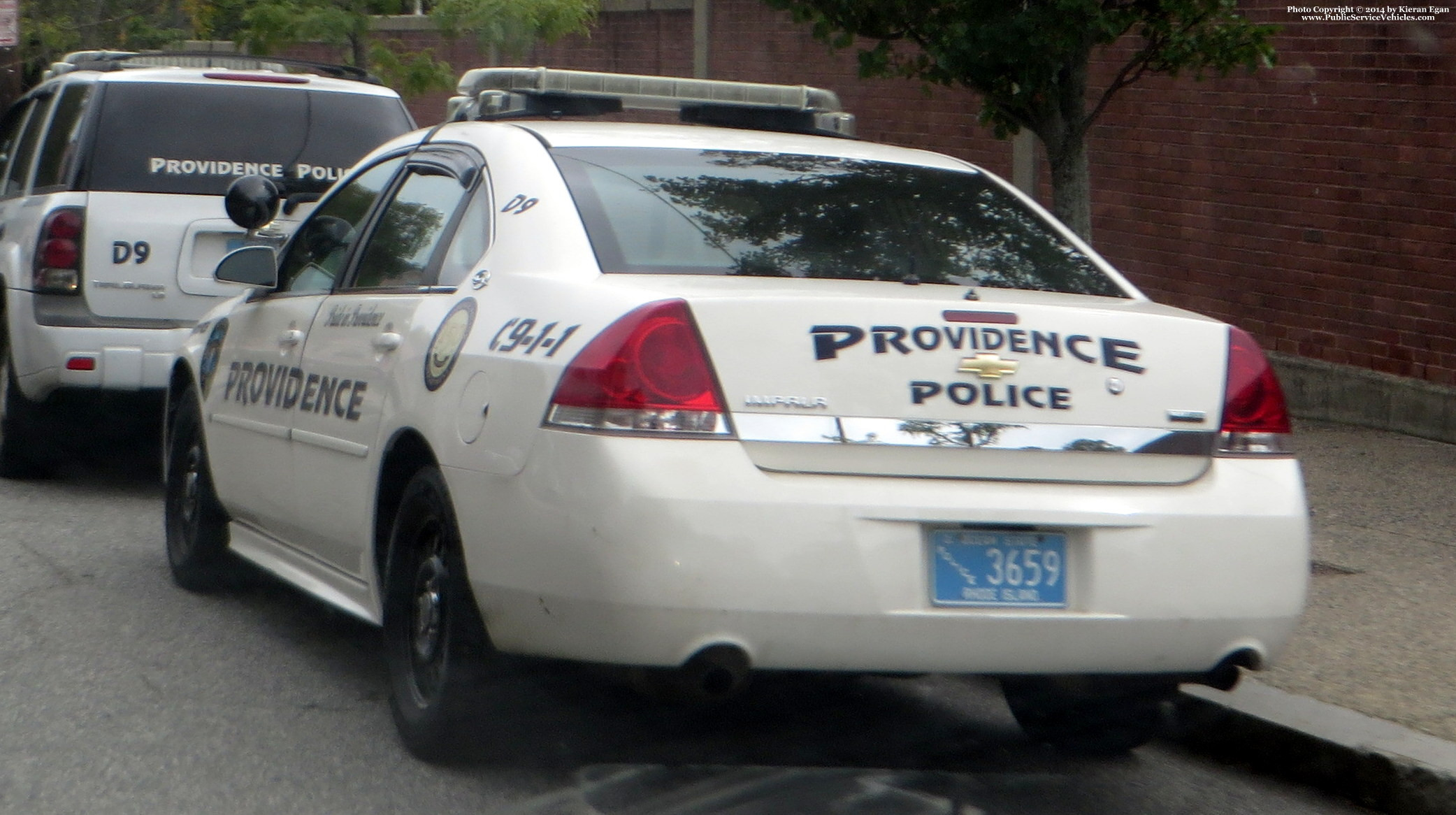 A photo  of Providence Police
            Cruiser 3659, a 2006-2013 Chevrolet Impala             taken by Kieran Egan