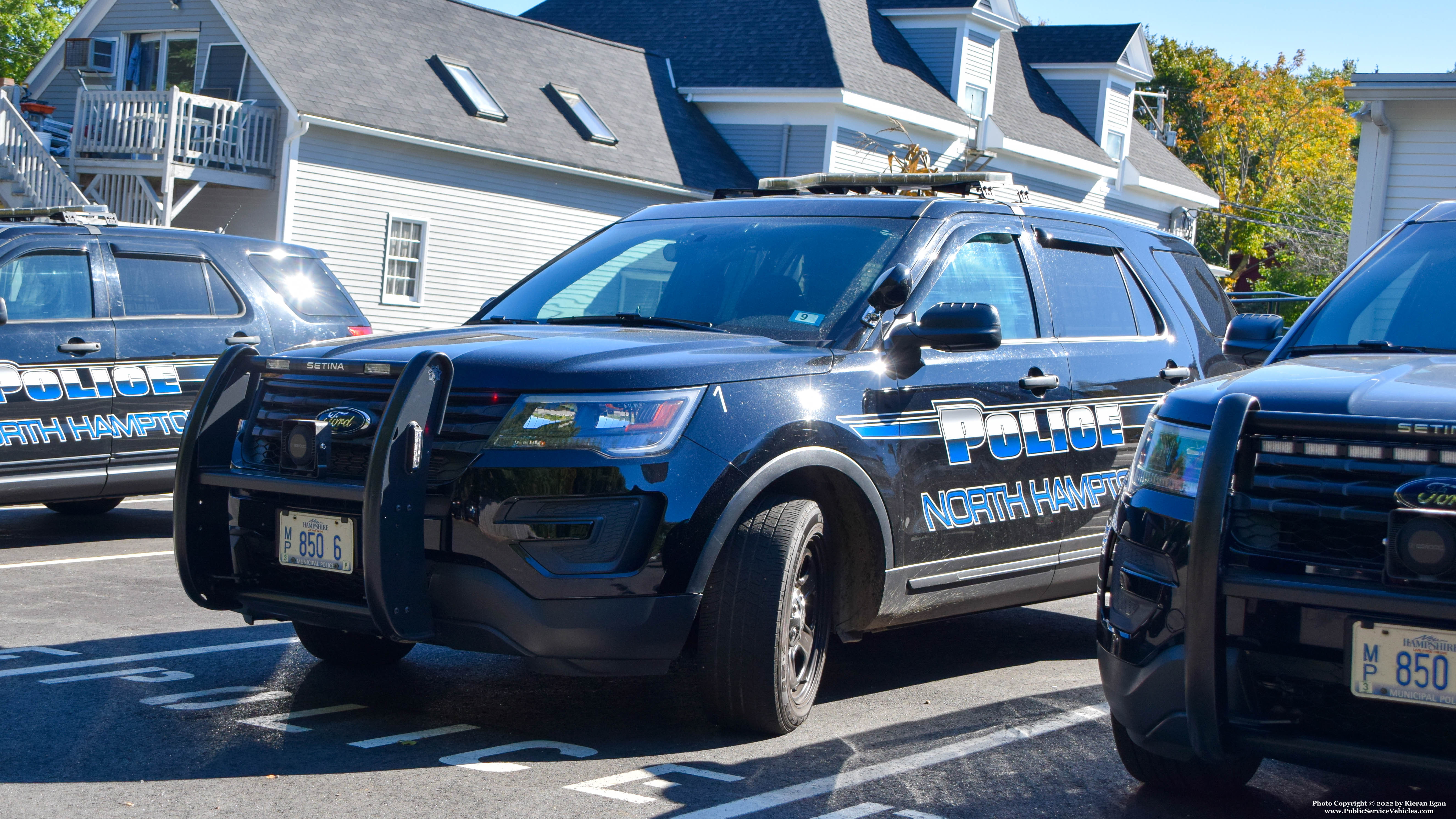 A photo  of North Hampton Police
            Car 1, a 2016-2019 Ford Police Interceptor Utility             taken by Kieran Egan