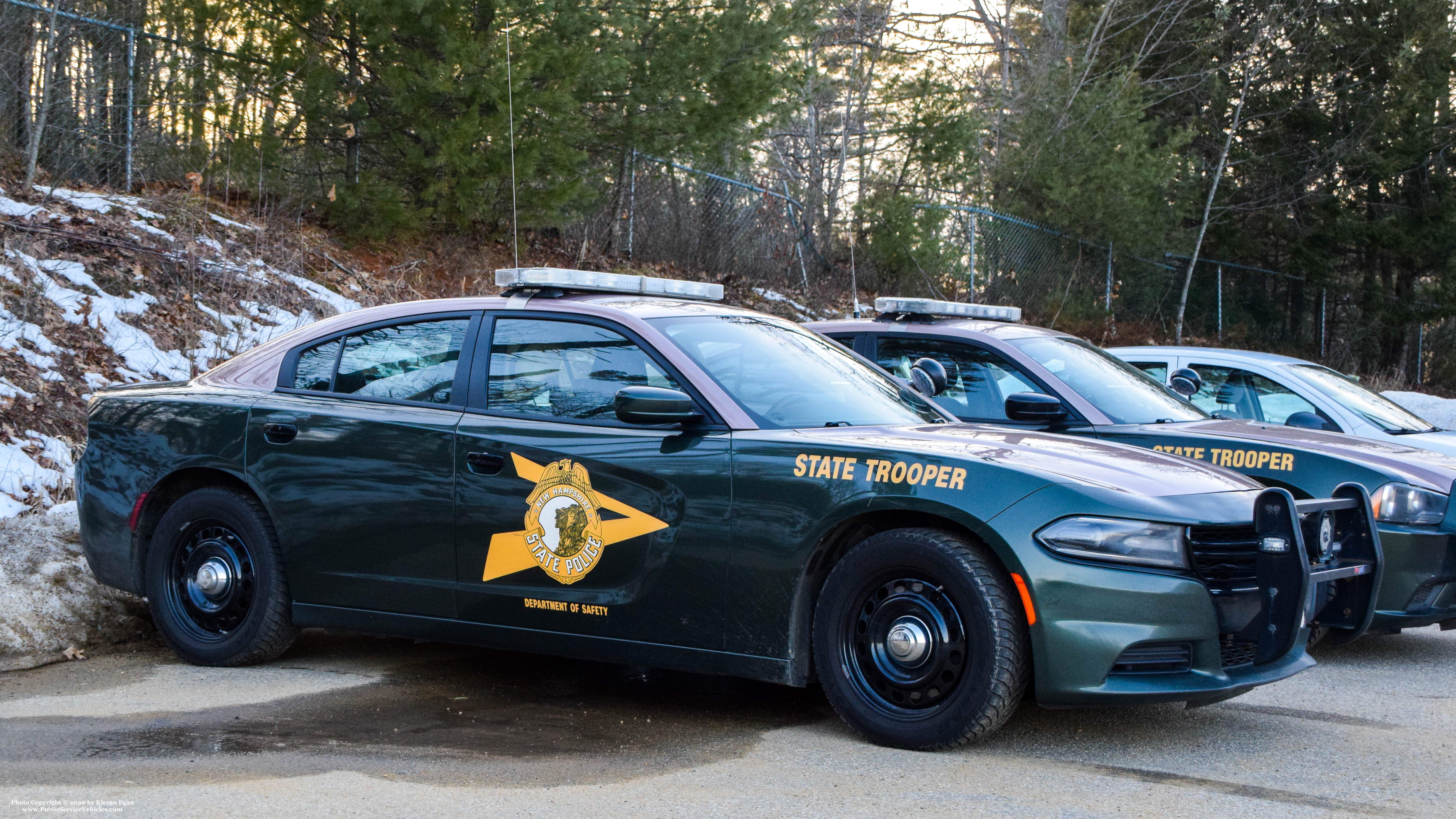 A photo  of New Hampshire State Police
            Cruiser 815, a 2015-2019 Dodge Charger             taken by Kieran Egan