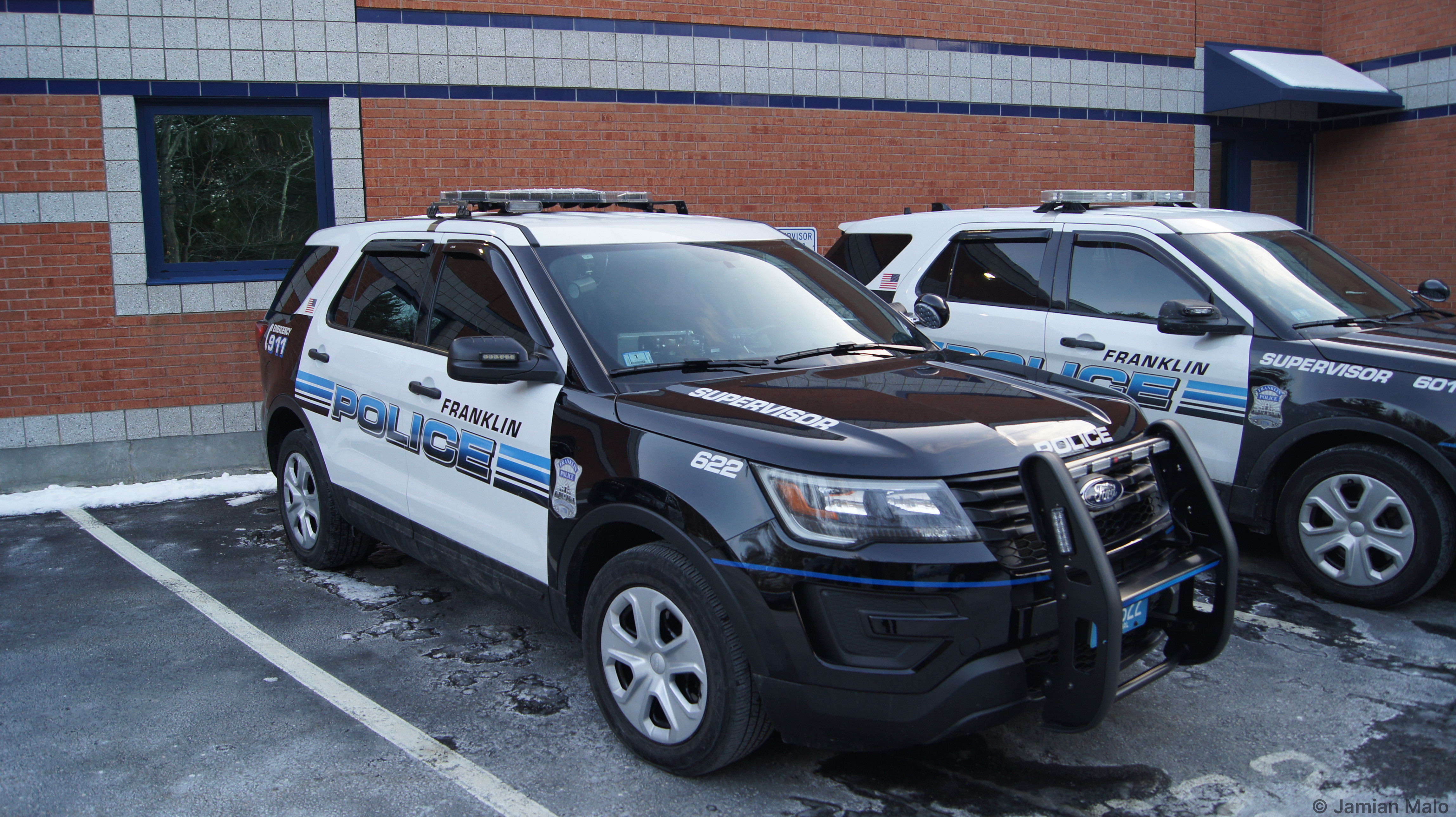 A photo  of Franklin Police
            Cruiser 622, a 2016-2019 Ford Police Interceptor Utility             taken by Jamian Malo