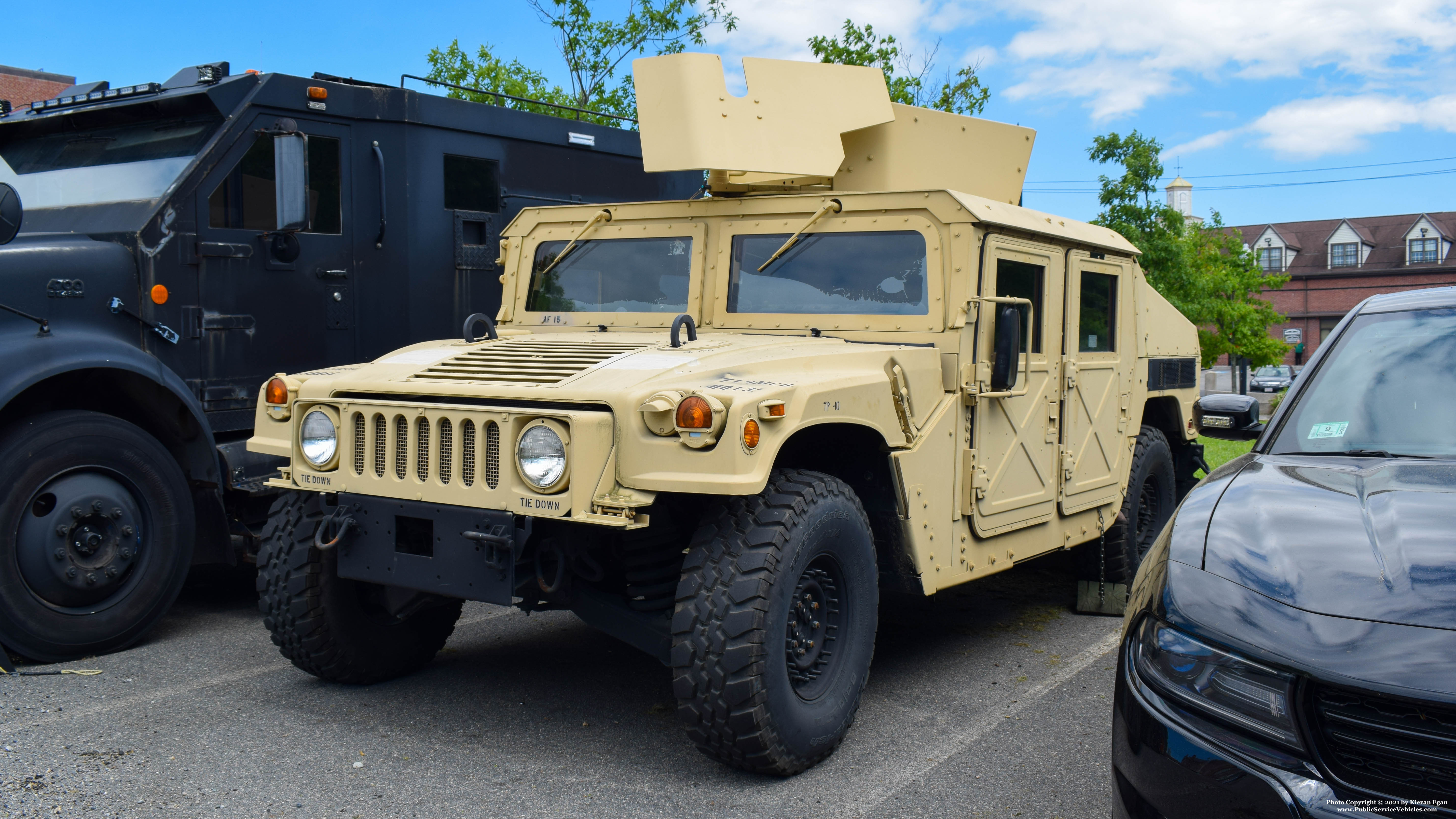 A photo  of Taunton Police
            Humvee, a 2018 AM General Humvee             taken by Kieran Egan