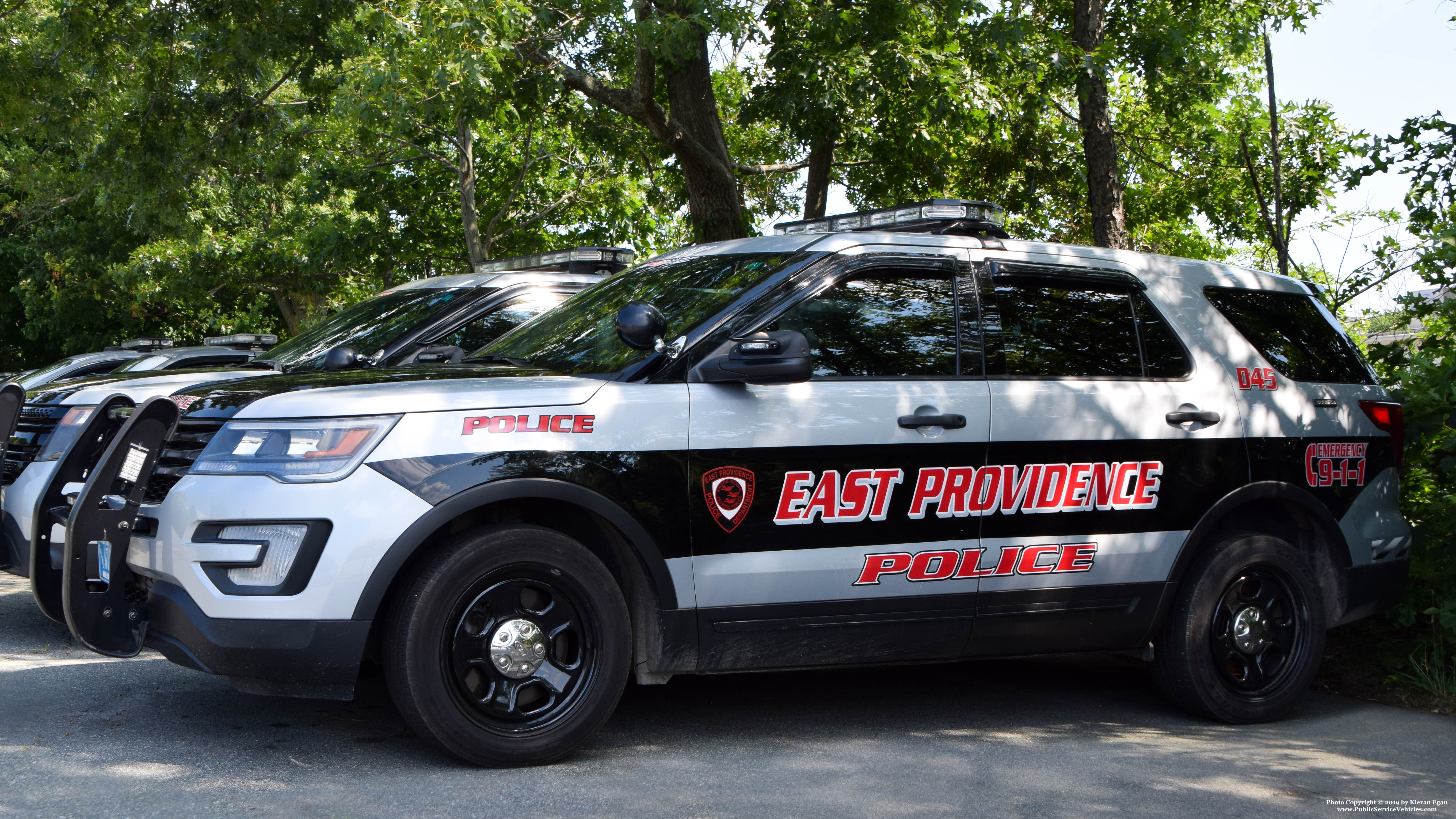 A photo  of East Providence Police
            Car 45, a 2016 Ford Police Interceptor Utility             taken by Kieran Egan